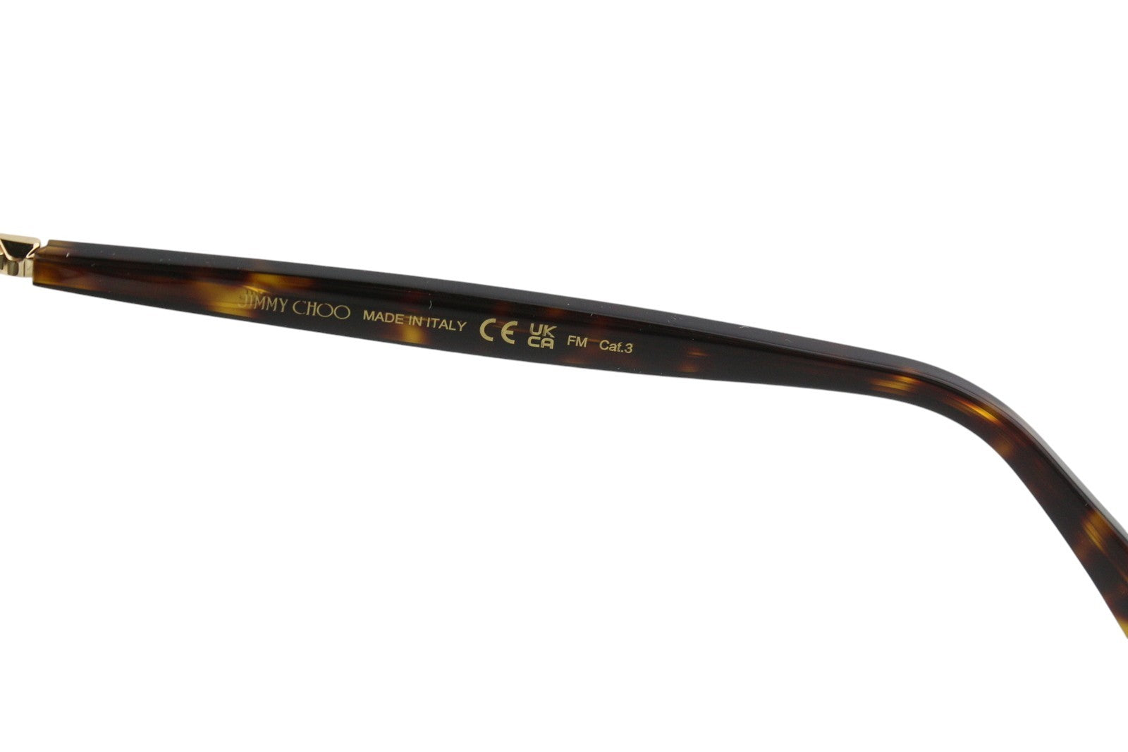 JIMMY CHOO Rua/G/S Women Sunglasses RRP€399 Brown Animal Print Frame Cateye