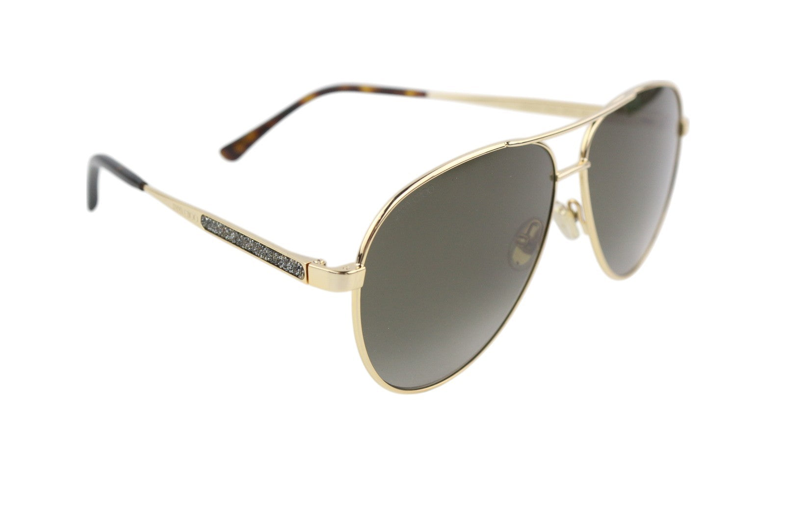 JIMMY CHOO Jimena/S Women Sunglasses ONE SIZE Tinted Gold Tone RRP€349