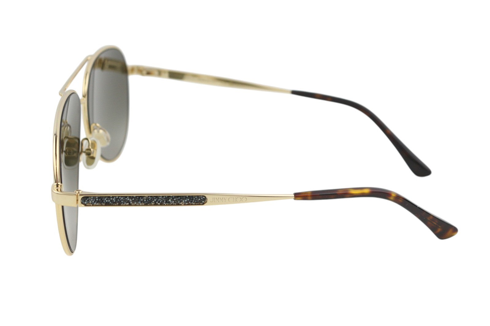 JIMMY CHOO Jimena/S Women Sunglasses ONE SIZE Tinted Gold Tone RRP€349
