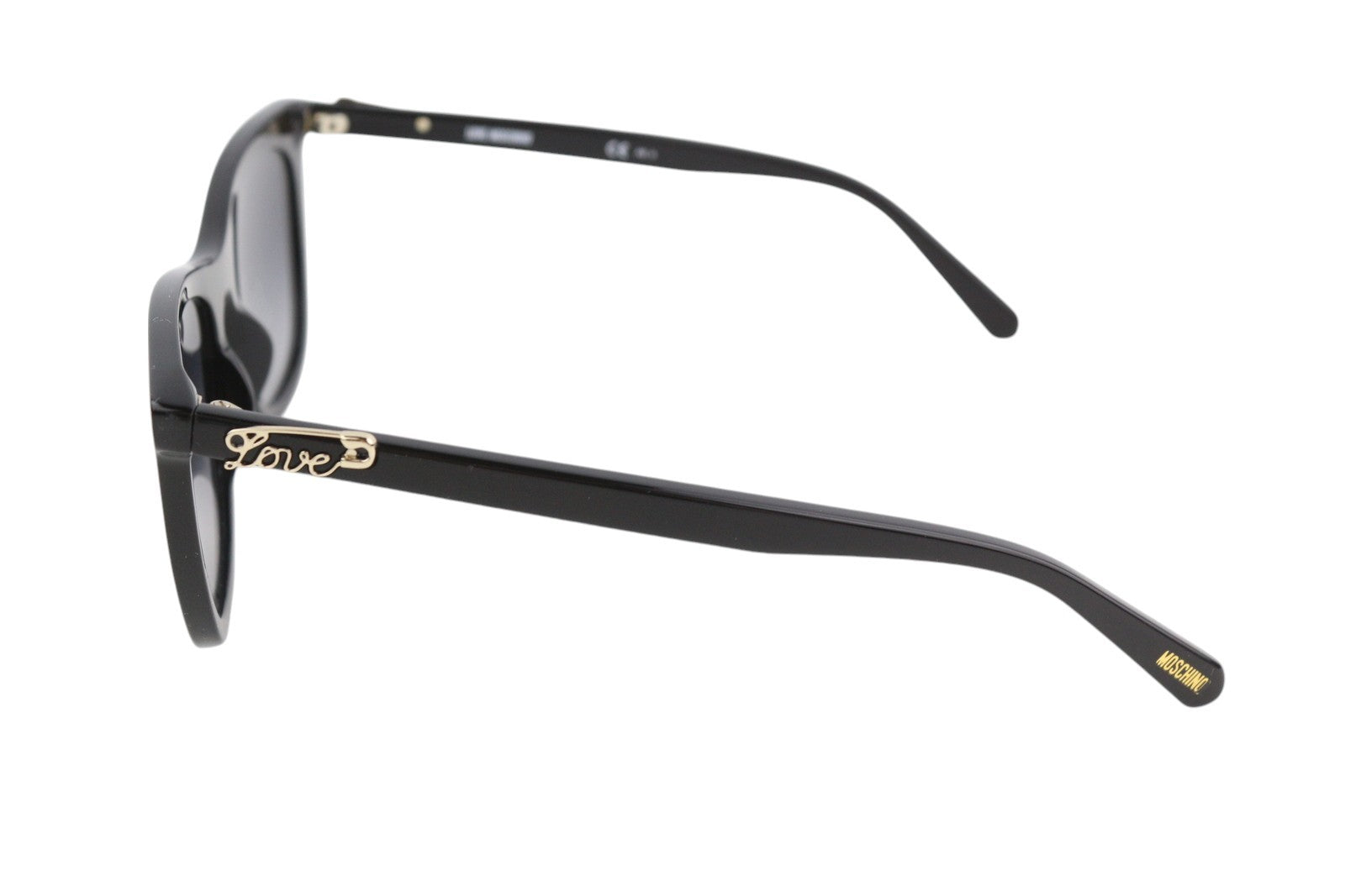 LOVE MOSCHINO Mol005/S Women Sunglasses ONE SIZE Black Tinted Square Case Box