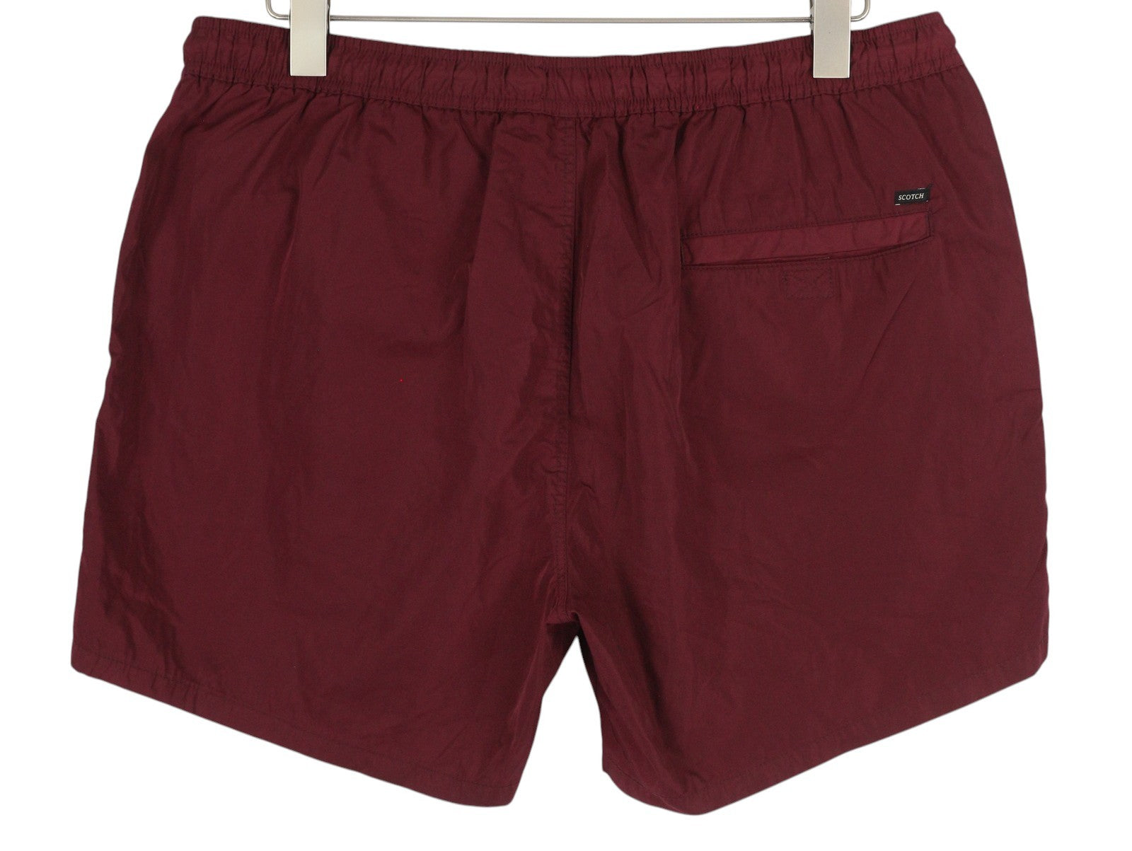 SCOTCH & SODA Men Swimwear ~W34 Burgundy Elastic Waist Mesh Lined Beach Bottom