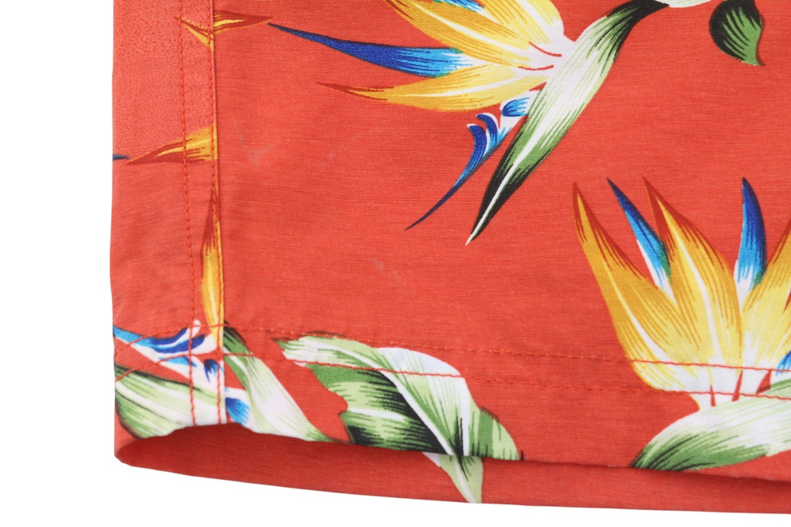 SCOTCH & SODA Men Swimwear S Red Floral Pattern Mesh Lined Drawstring Waist