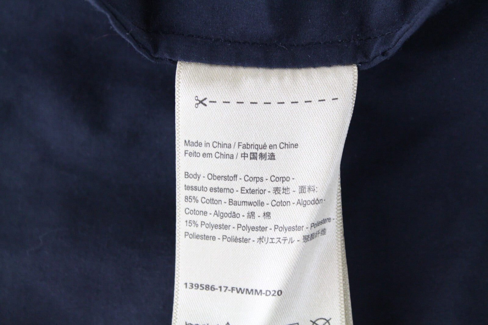 SCOTCH & SODA Mens Jacket XL Lightweight Longer  Navy Overshirt Styled Unlined