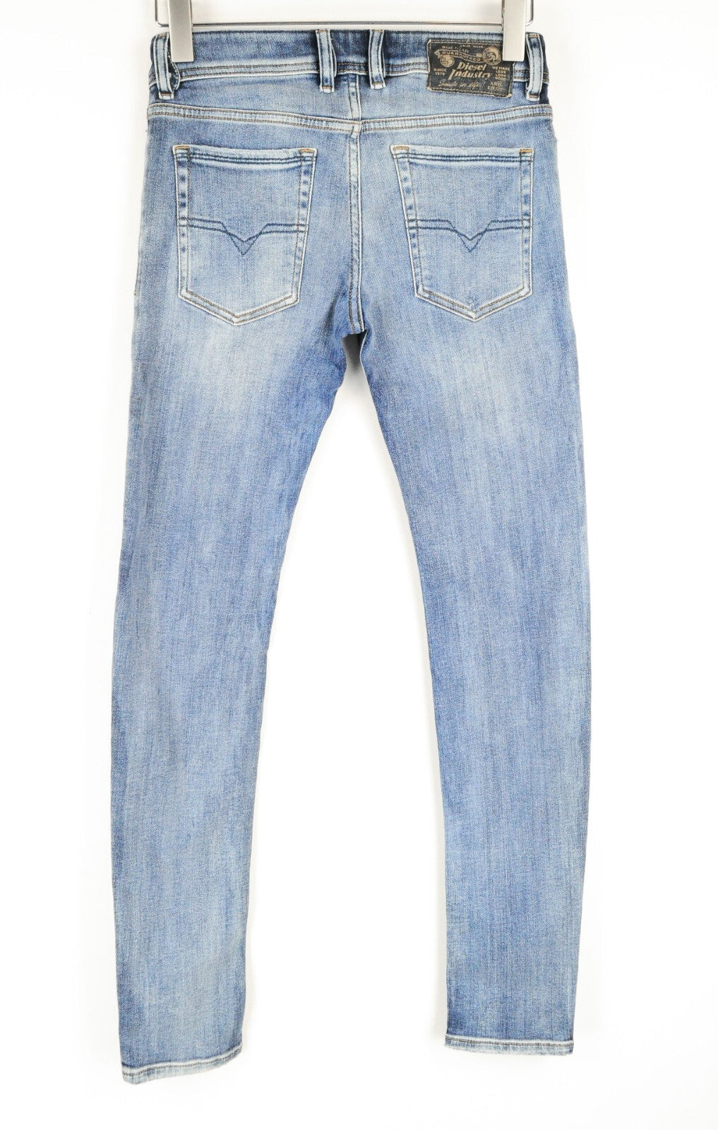 DIESEL Troxer R8IE4 vyriški džinsai W28/L30 tamprūs, ploni, aptempti, mėlyni 