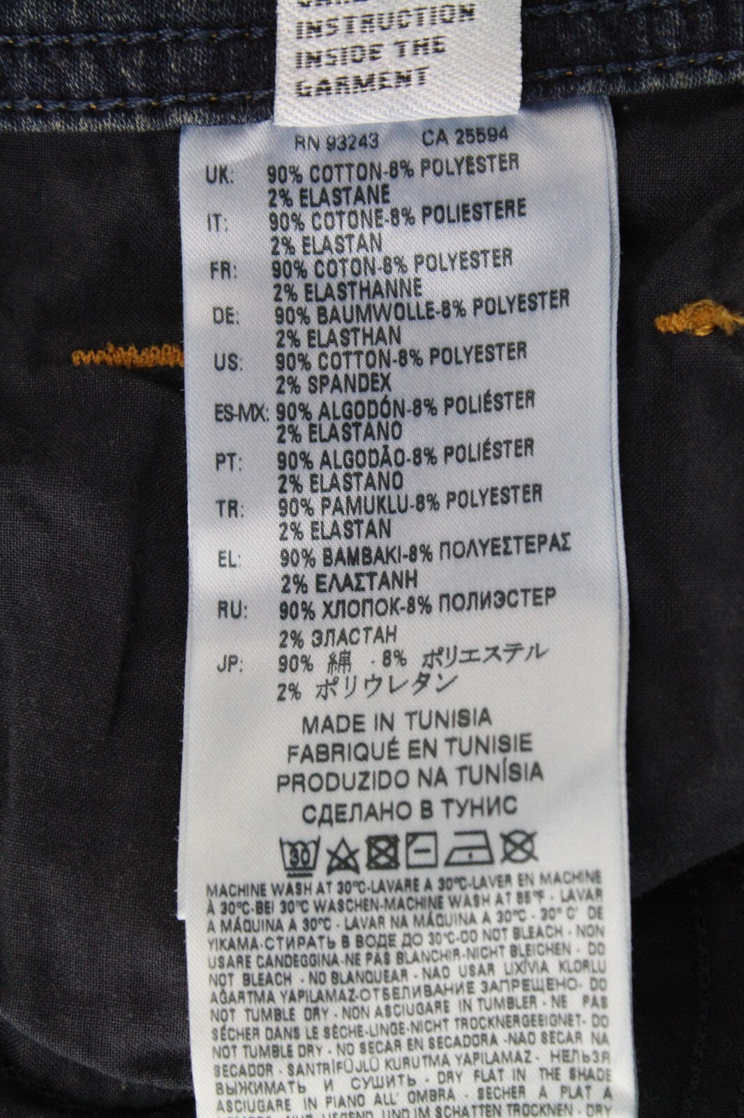 DIESEL Narrot CB-NE 0699V Mens Jeans W28 Sweat Jogg Slim Stained Distressed