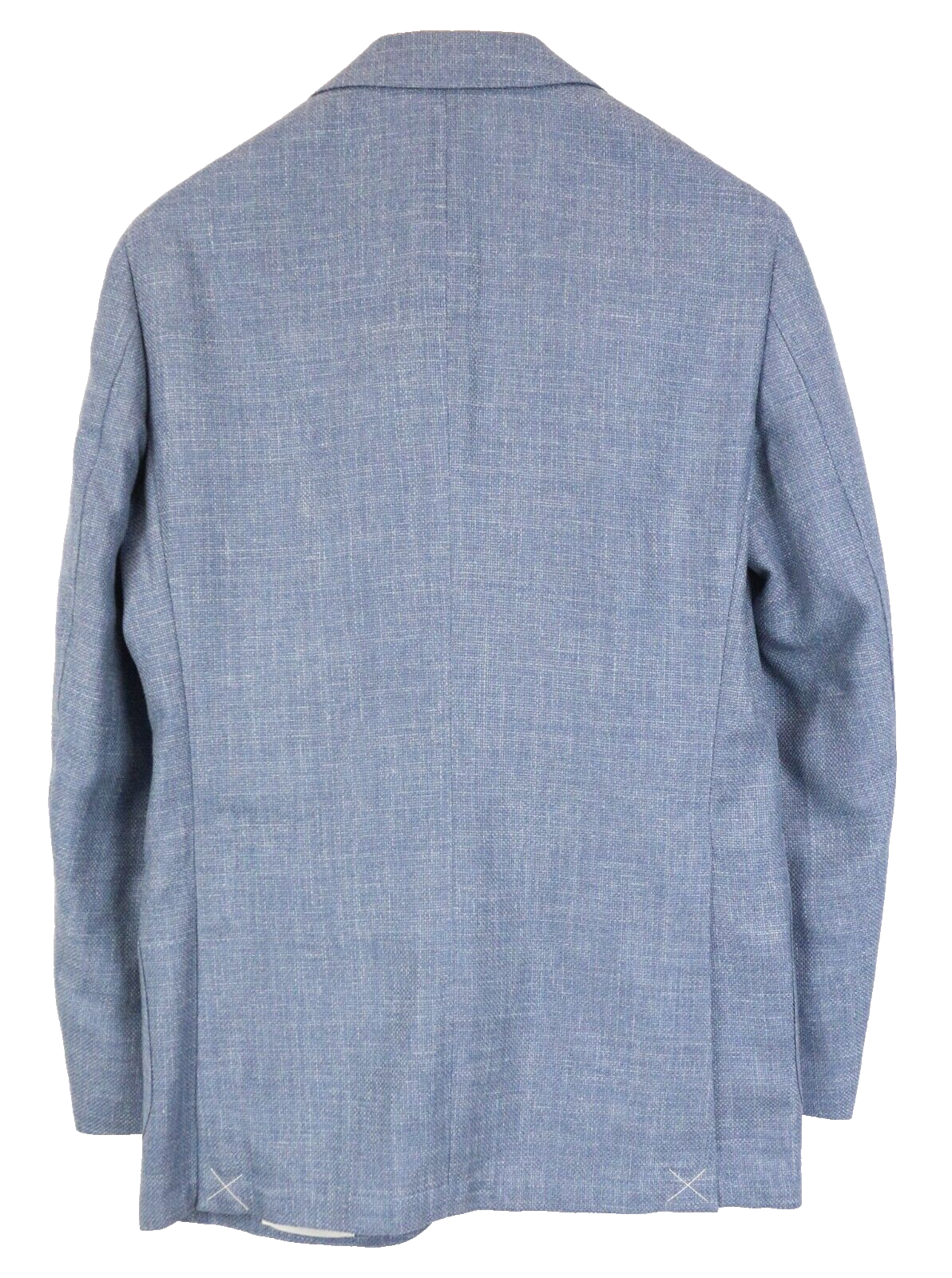 SUITSUPPLY Havana Mens Blazer UK36R Blue Slim Wool Silk Linen Cashmere Melange