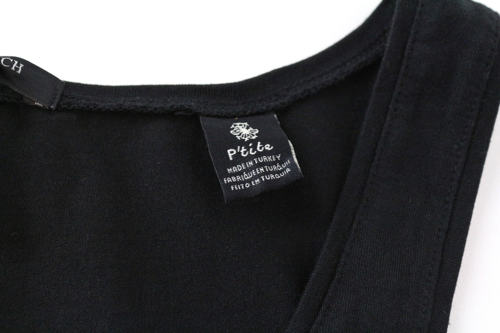 MAISON SCOTCH Womens Tank Top XS Black  Round Neck Sleeveless Basic