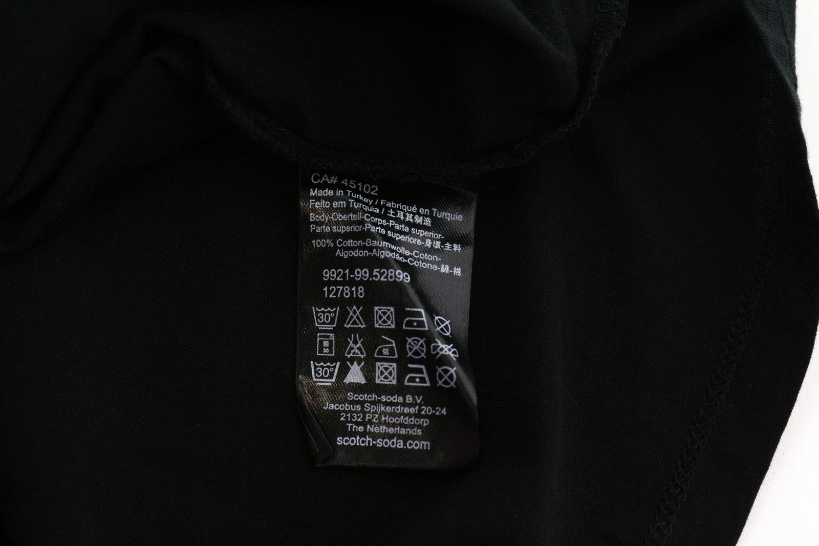 MAISON SCOTCH Womens Tank Top XS Black  Round Neck Sleeveless Basic