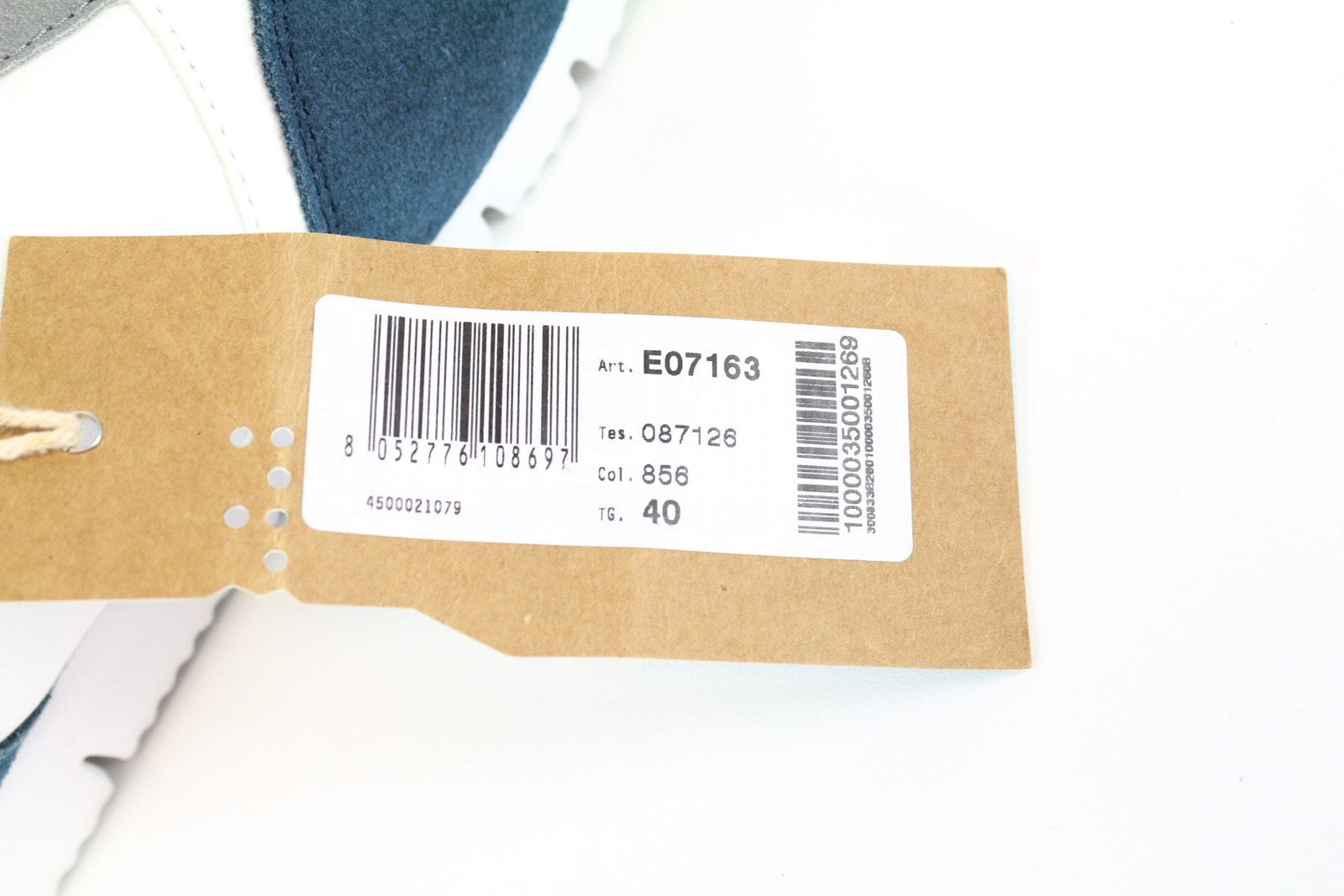 HARMONT & BLAINE White Blue Low-Top Sneakers EU40  Laced Unisex