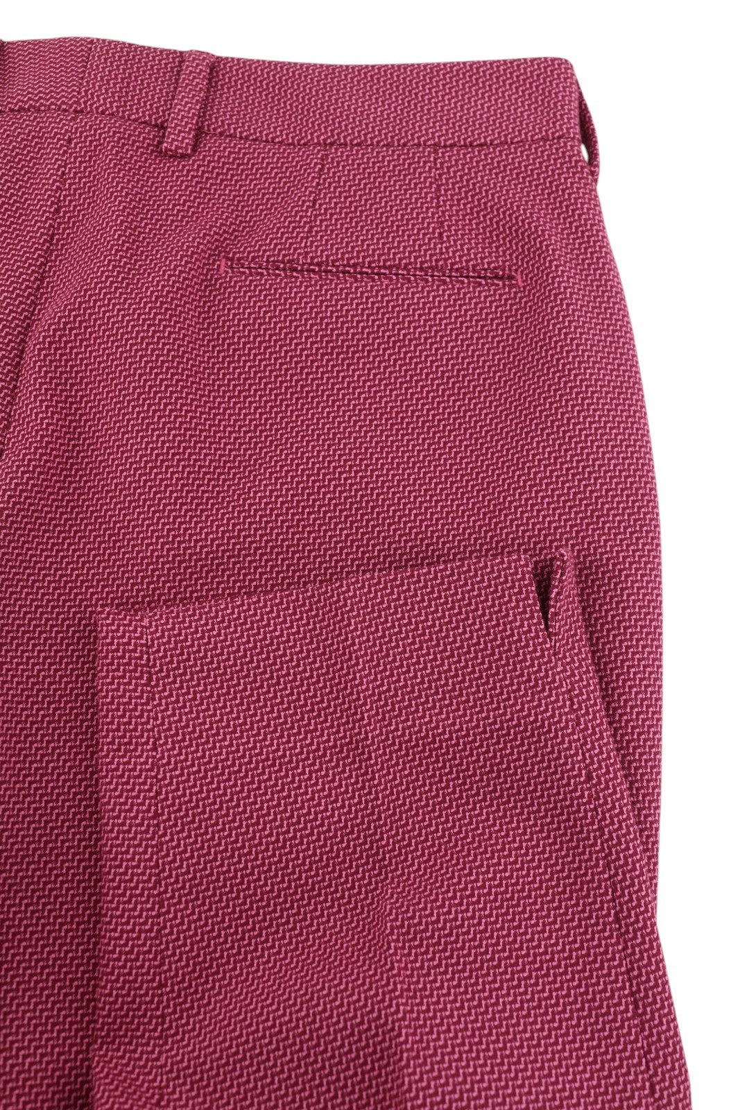 PT TORINO New York Women Trousers 42 W30 Purple Patterned Ankle Length Tapered