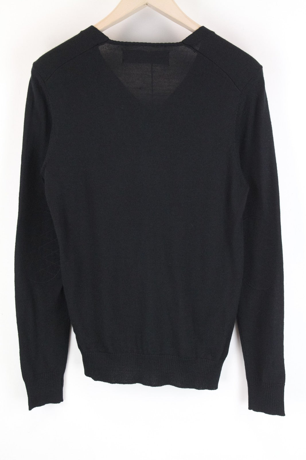 REPLAY Wool  Cardigan S  Knit Jumper Black Long Sleeve with Pocket