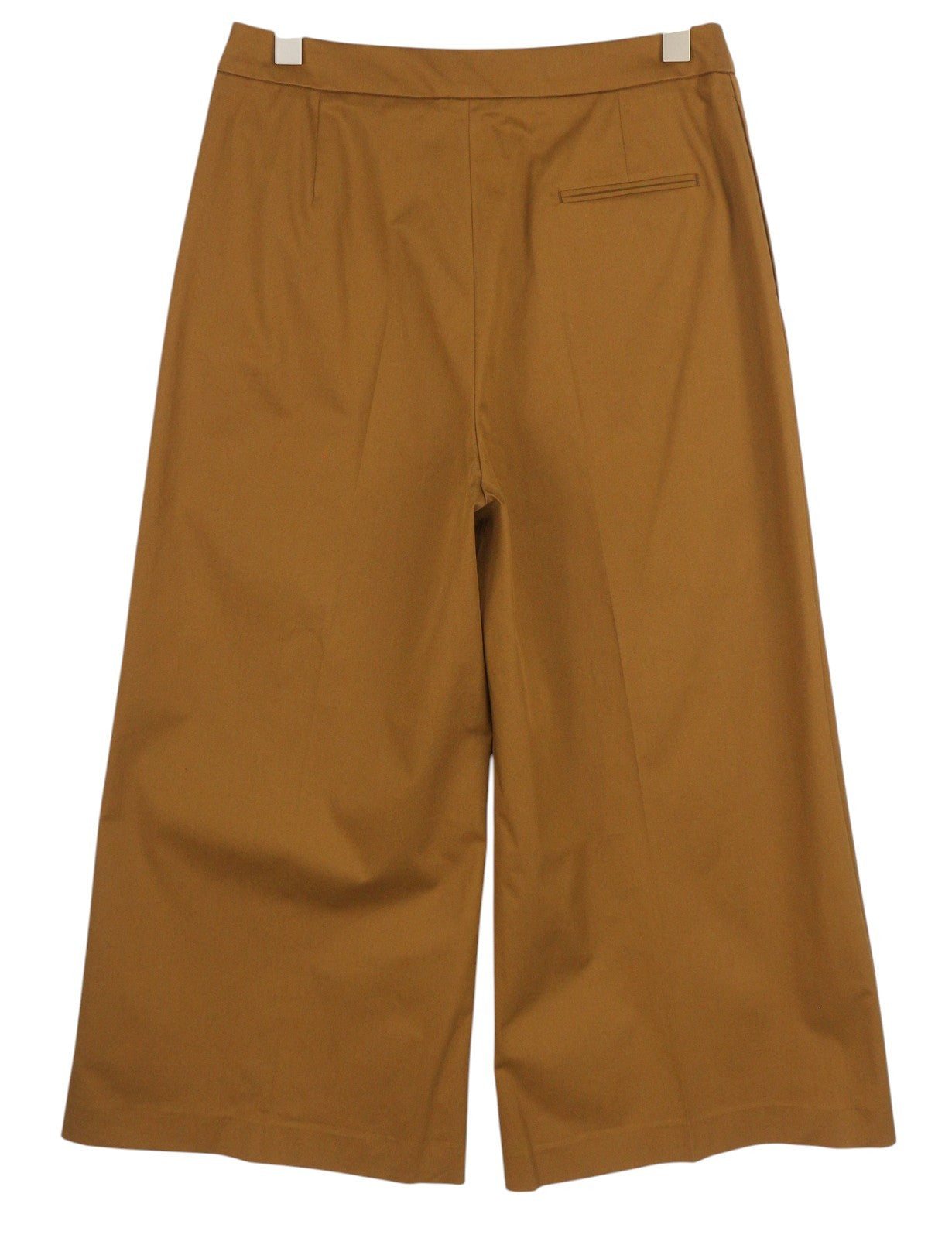 PT TORINO Mia Women Trousers 44 W30 Brown Flared Leg Ankle Length High Waist