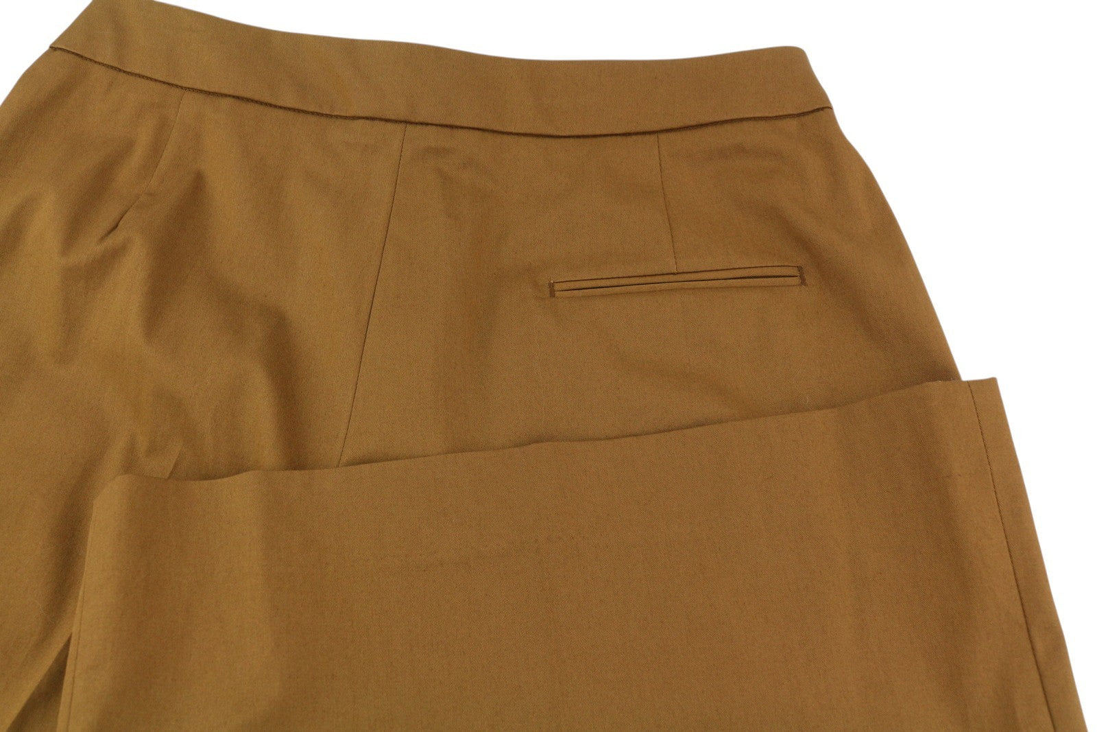 PT TORINO Mia Women Trousers 44 W30 Brown Flared Leg Ankle Length High Waist