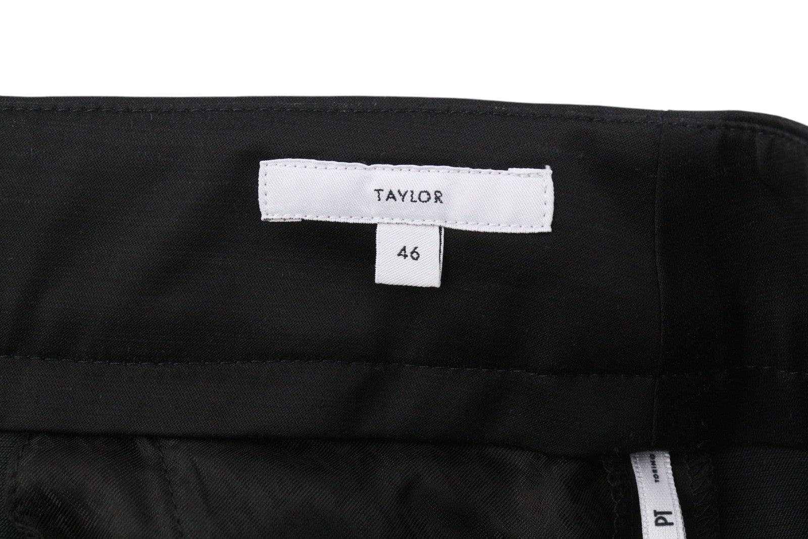 PT TORINO Taylor Women Trousers 46 W33 Black Silk Blend High Waist Flared Leg