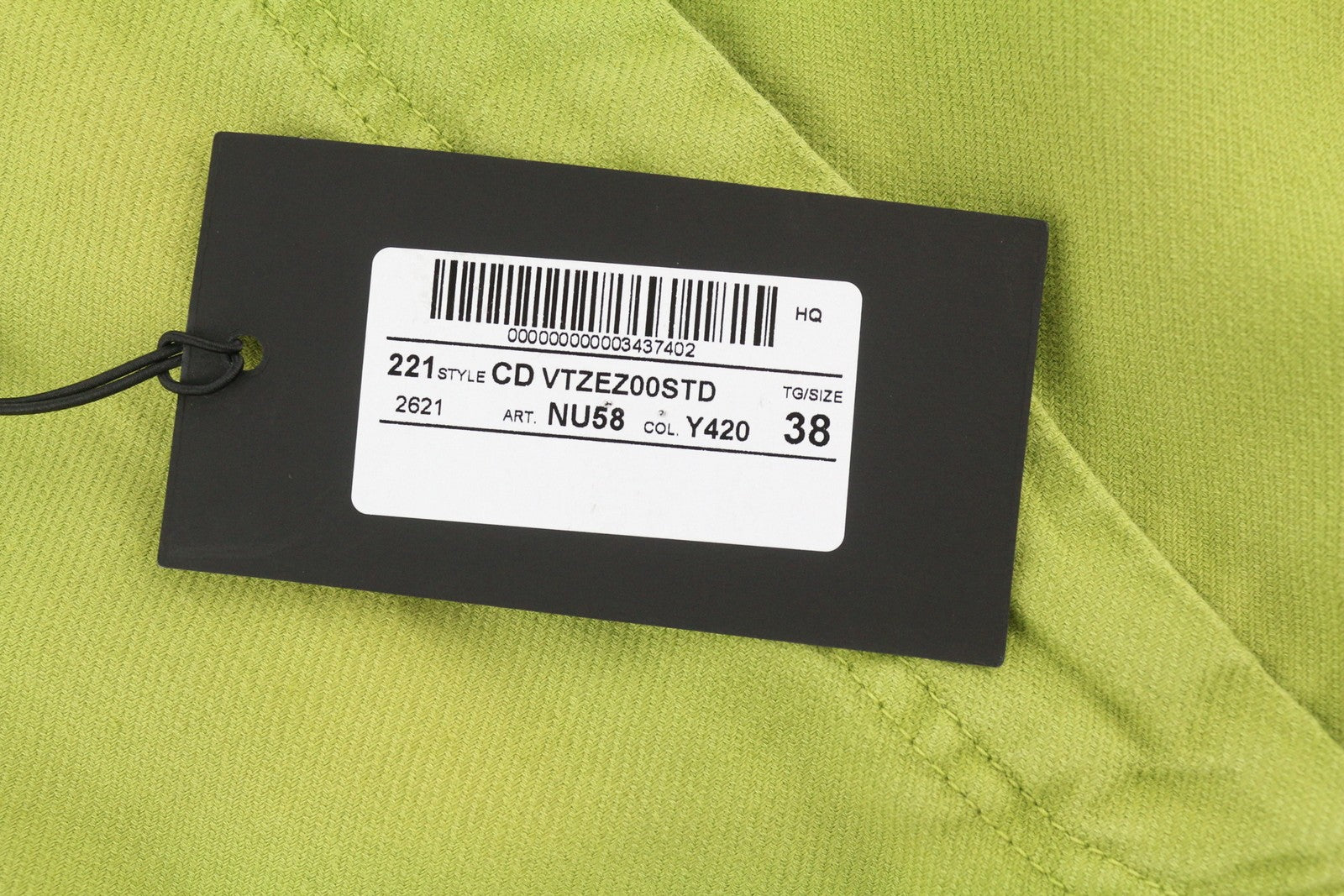 PT TORINO Zoe Women Trousers 38 W25 Green Cargo High Waist Linen Blend Tapered