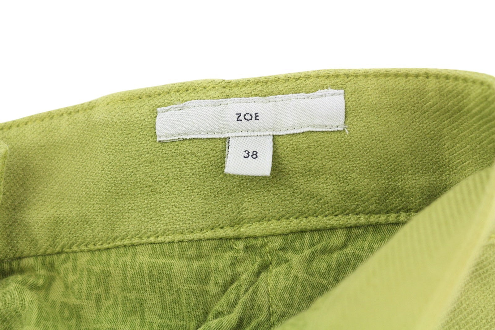 PT TORINO Zoe Women Trousers 38 W25 Green Cargo High Waist Linen Blend Tapered