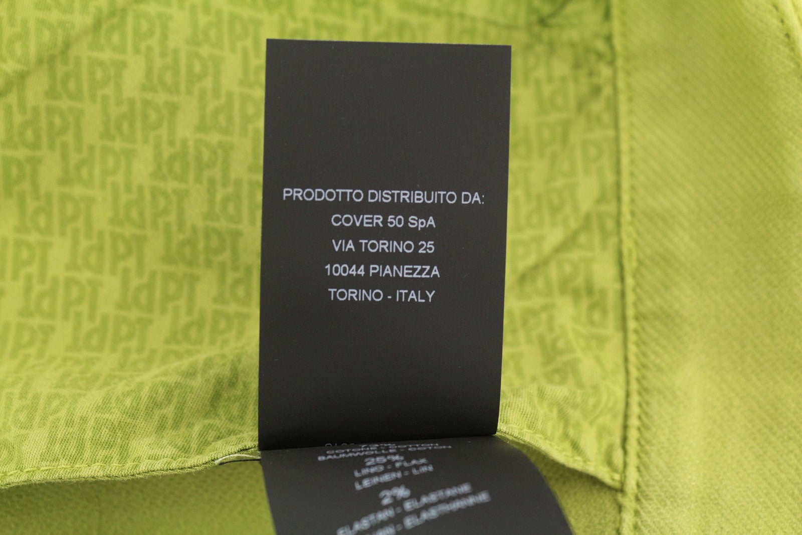 PT TORINO Zoe Women Trousers 38 W25 Green Cargo High Waist Linen Blend Tapered