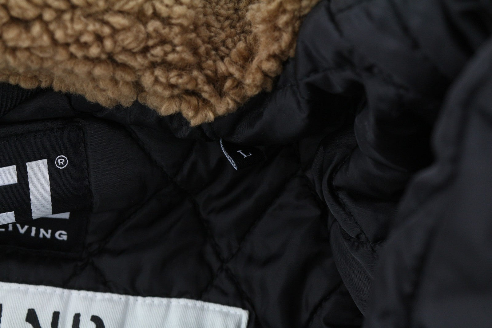 DIESEL W-Claud Mens Jacket L Oversized Parka RRP€395 Removable Faux Fur Hood