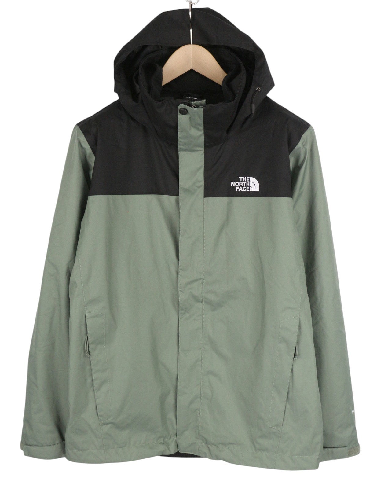 THE NORTH FACE Evolve II Men Jacket M Full Zip Hooded Removable Lining Dry Vent