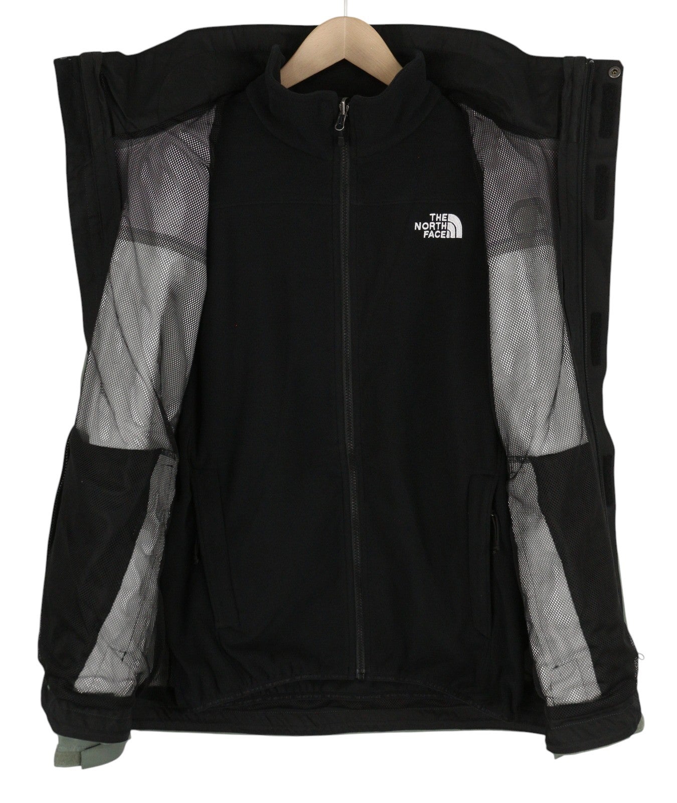 THE NORTH FACE Evolve II Men Jacket M Full Zip Hooded Removable Lining Dry Vent