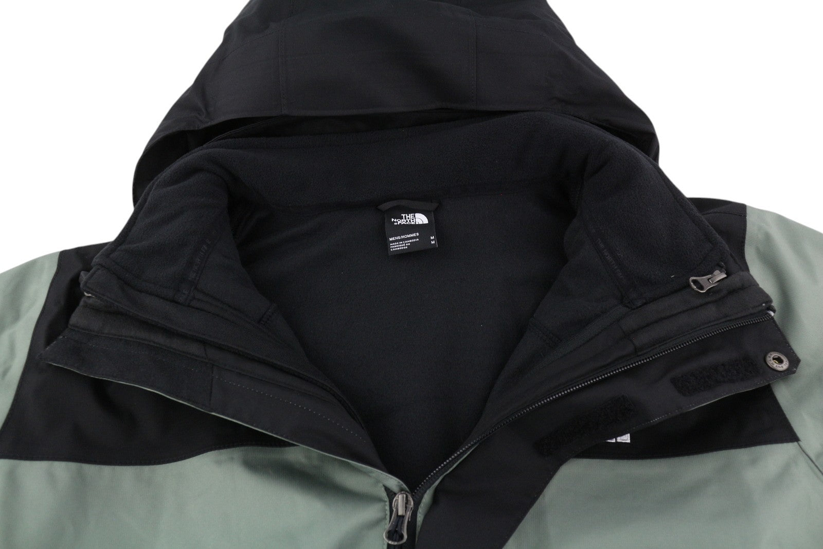 THE NORTH FACE Evolve II Men Jacket M Full Zip Hooded Removable Lining Dry Vent