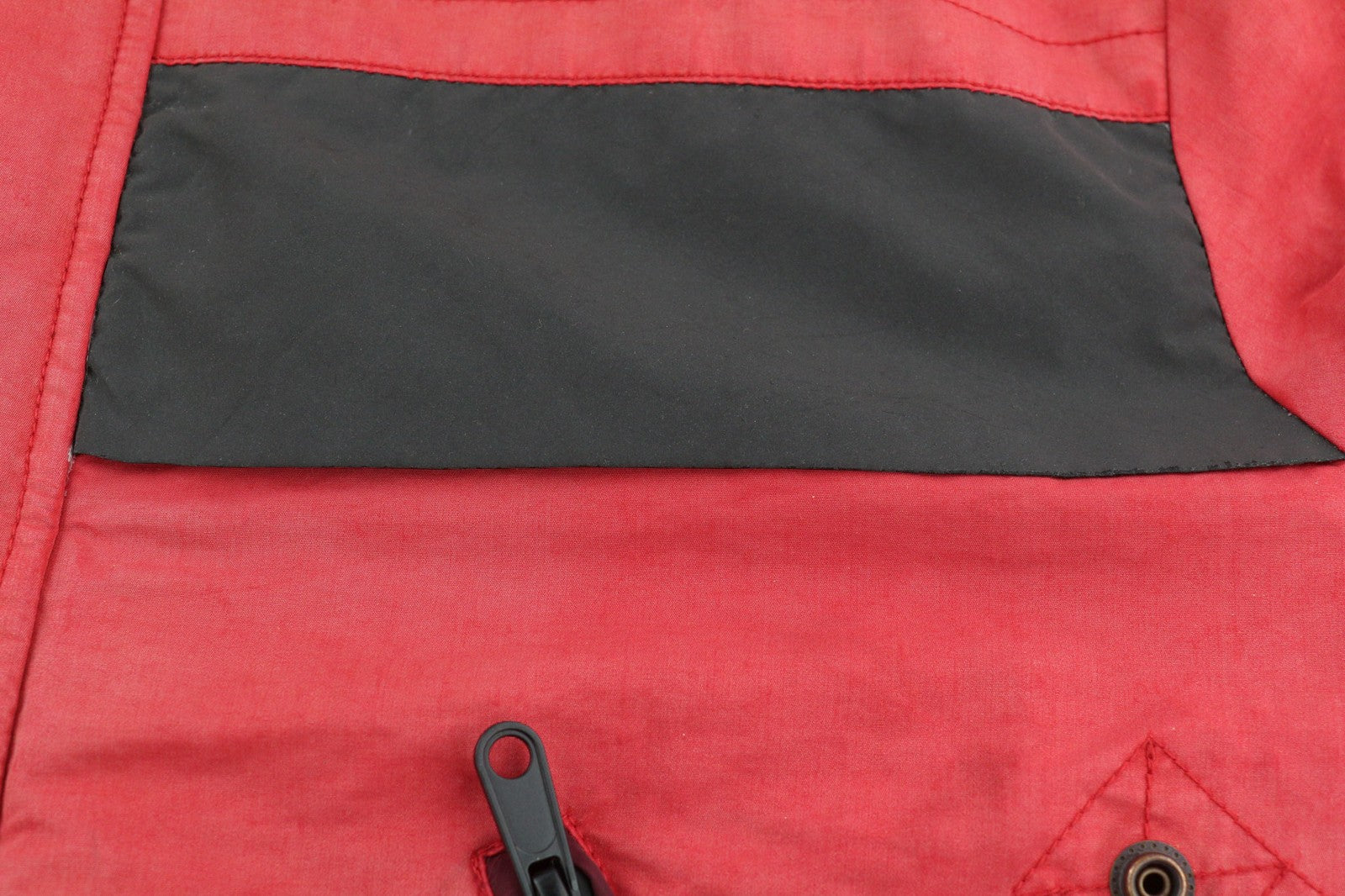 DIESEL W-Trodd Mens Jacket M Oversized Fleece Lined Hooded Coated Red RRP€395