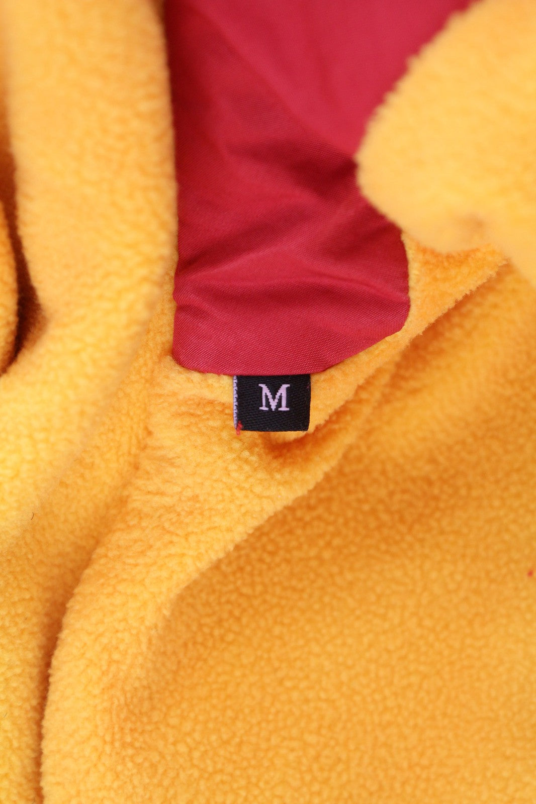 DIESEL W-Trodd Mens Jacket M Oversized Fleece Lined Hooded Coated Red RRP€395