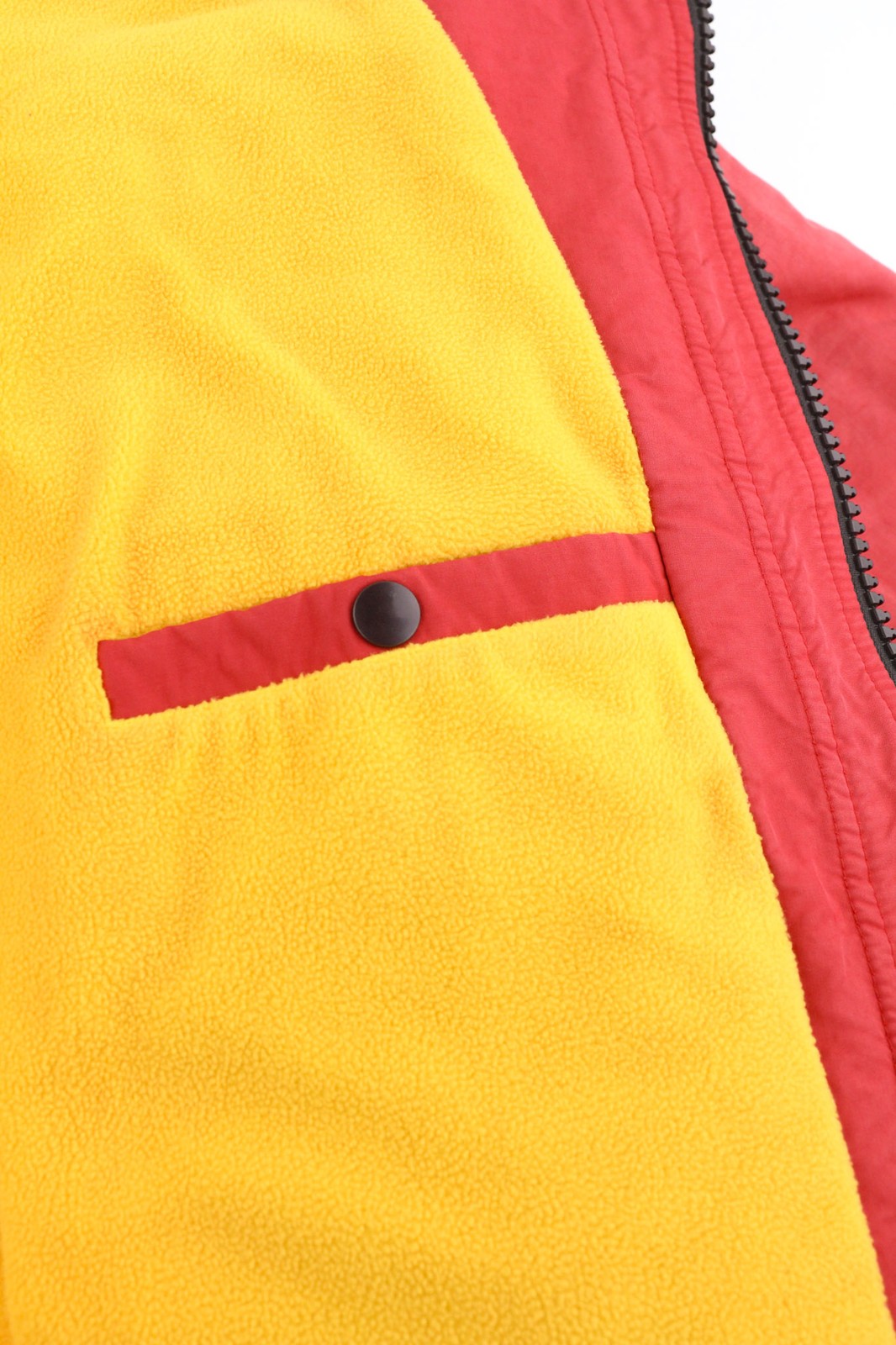 DIESEL W-Trodd Mens Jacket M Oversized Fleece Lined Hooded Coated Red RRP€395