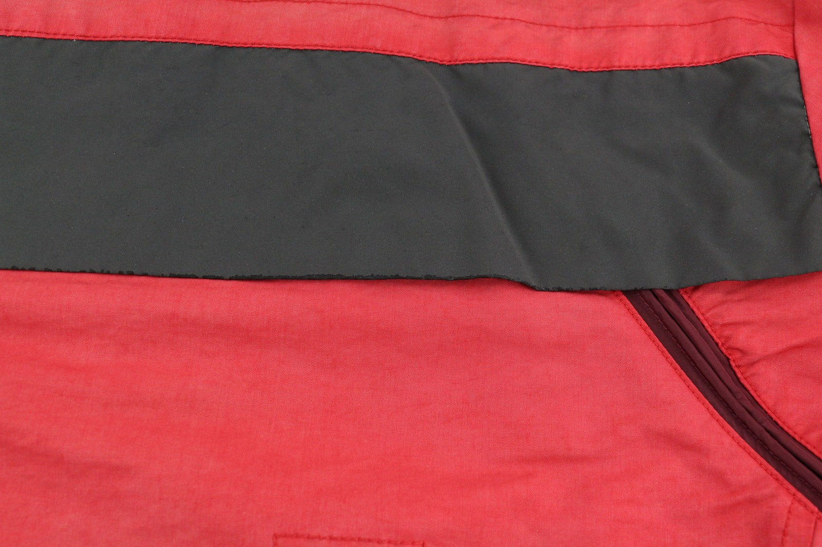 DIESEL W-Trodd Mens Jacket L Oversized Fleece Lined Hooded Coated Red RRP€395