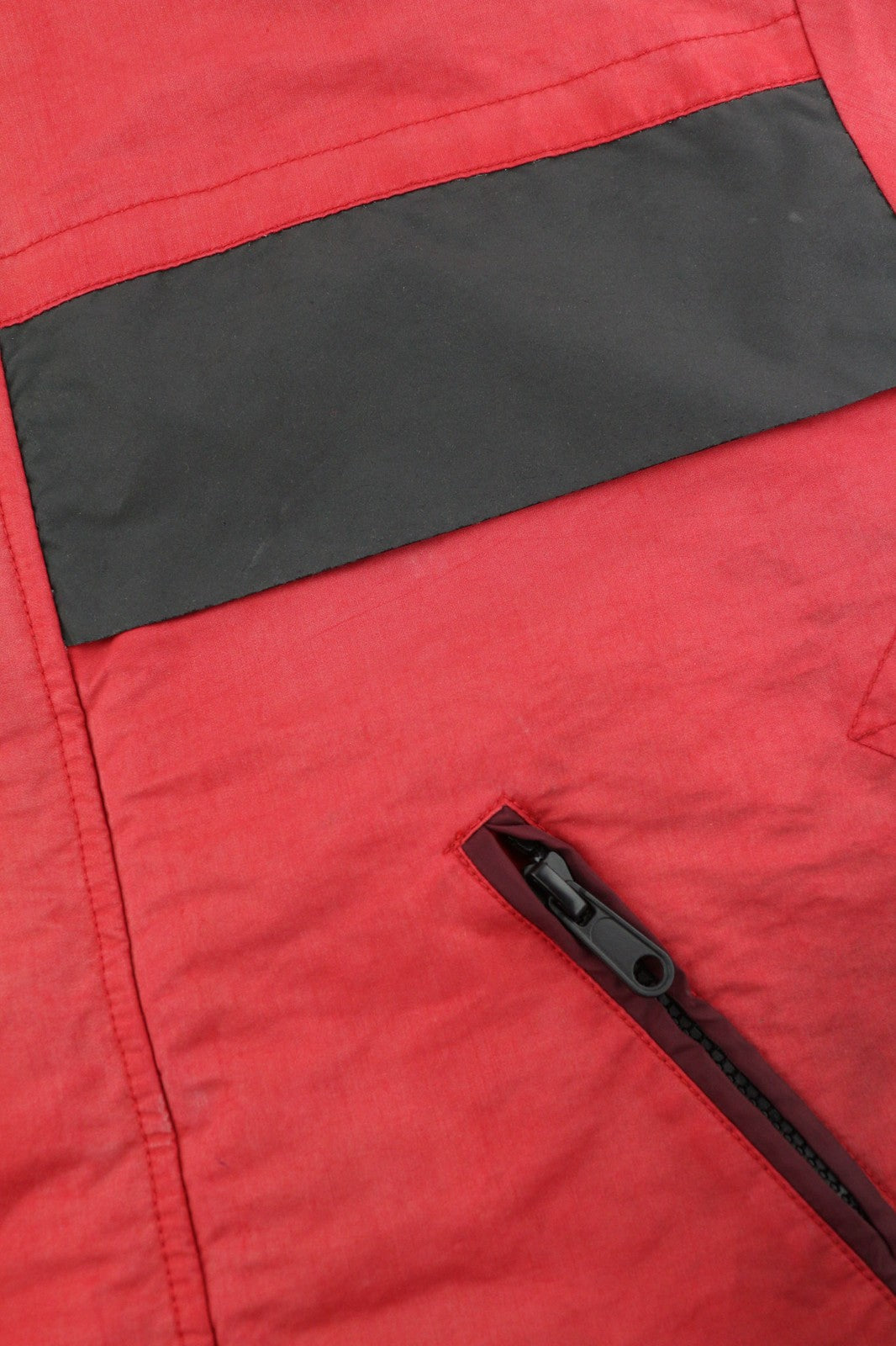 DIESEL W-Trodd Mens Jacket L Oversized Fleece Lined Hooded Coated Red RRP€395