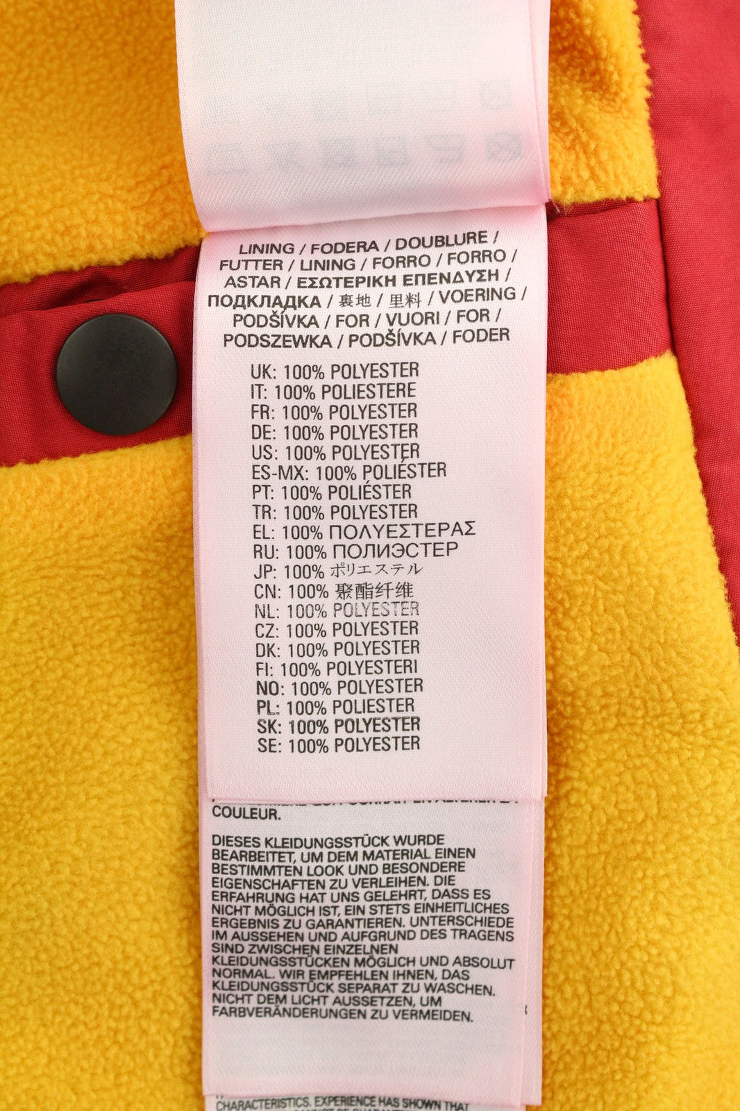 DIESEL W-Trodd Mens Jacket L Oversized Fleece Lined Hooded Coated Red RRP€395