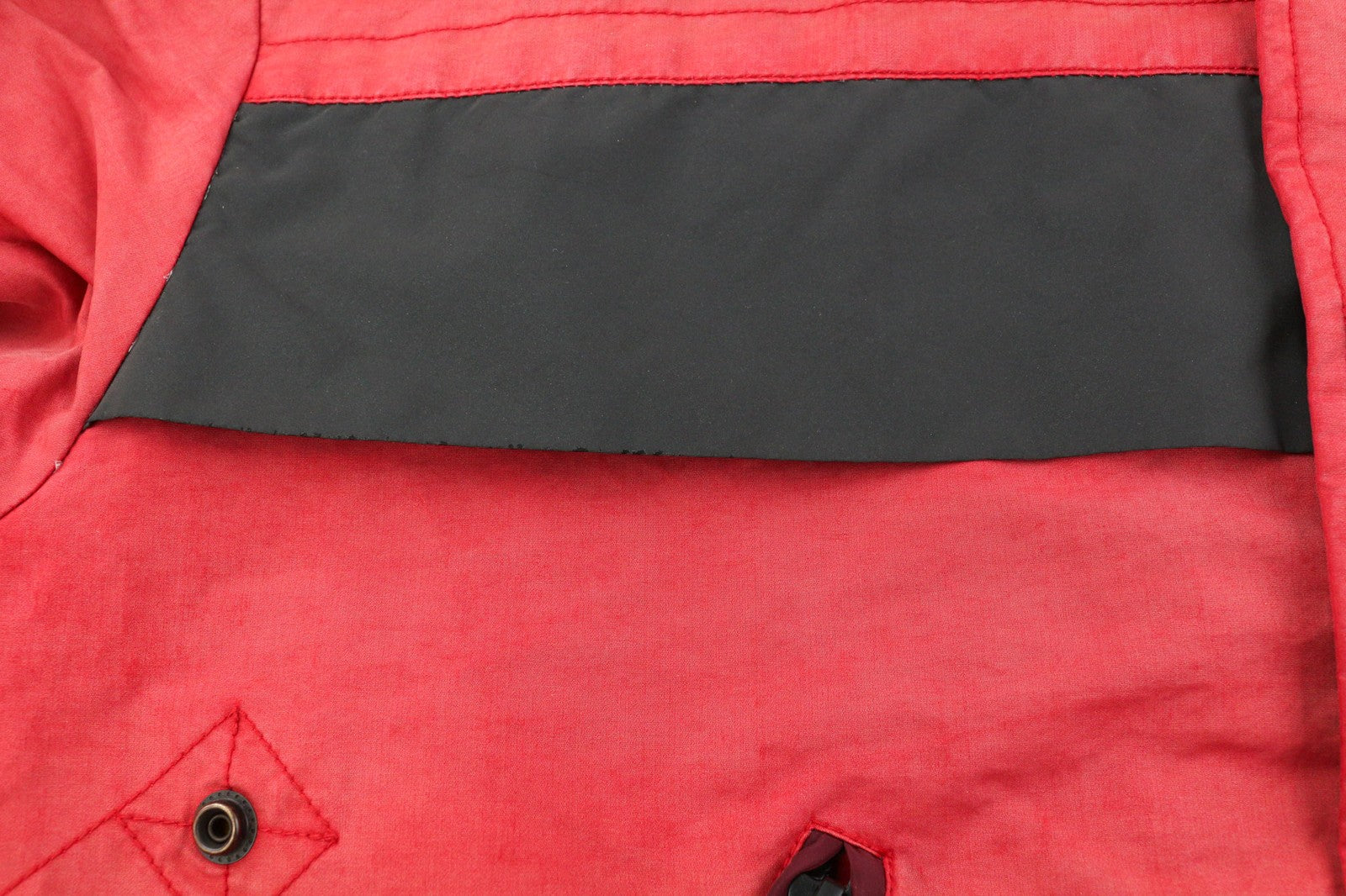 DIESEL W-Trodd Mens Jacket XL Oversized Fleece Lined Hooded Coated Red RRP€395