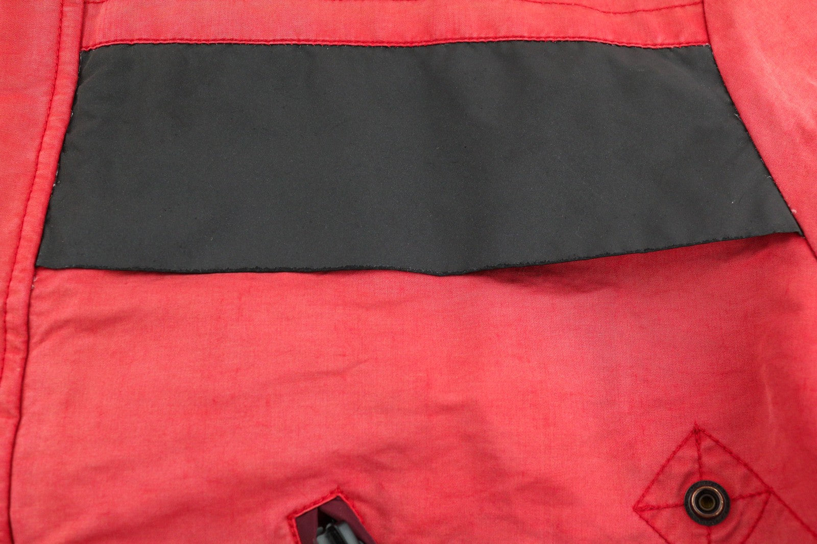 DIESEL W-Trodd Mens Jacket XL Oversized Fleece Lined Hooded Coated Red RRP€395