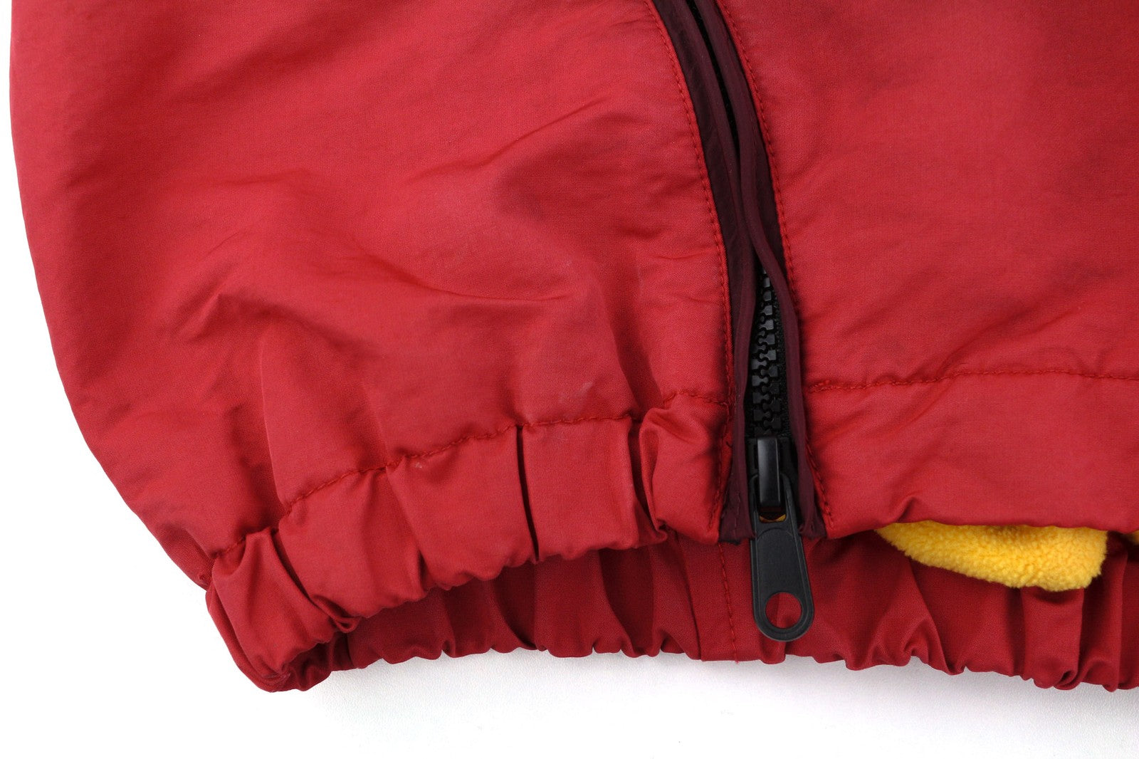 DIESEL W-Trodd Mens Jacket XL Oversized Fleece Lined Hooded Coated Red RRP€395