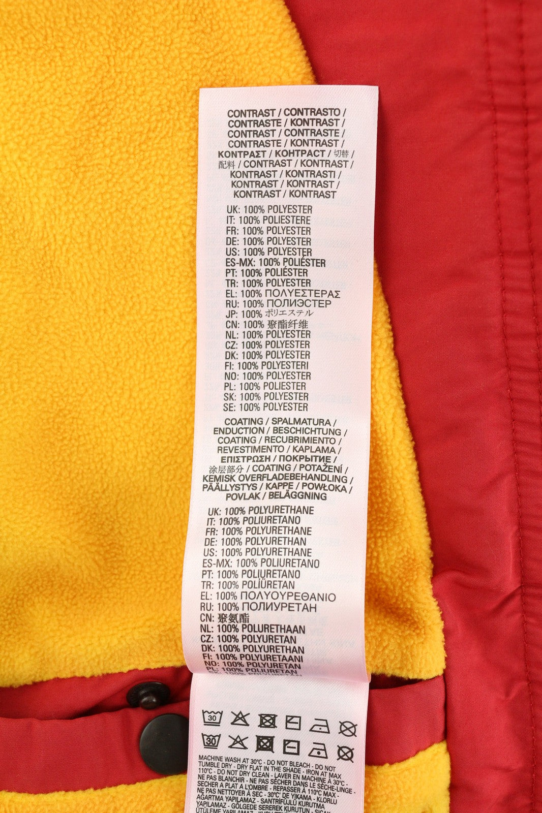 DIESEL W-Trodd Mens Jacket XL Oversized Fleece Lined Hooded Coated Zip RRP€395