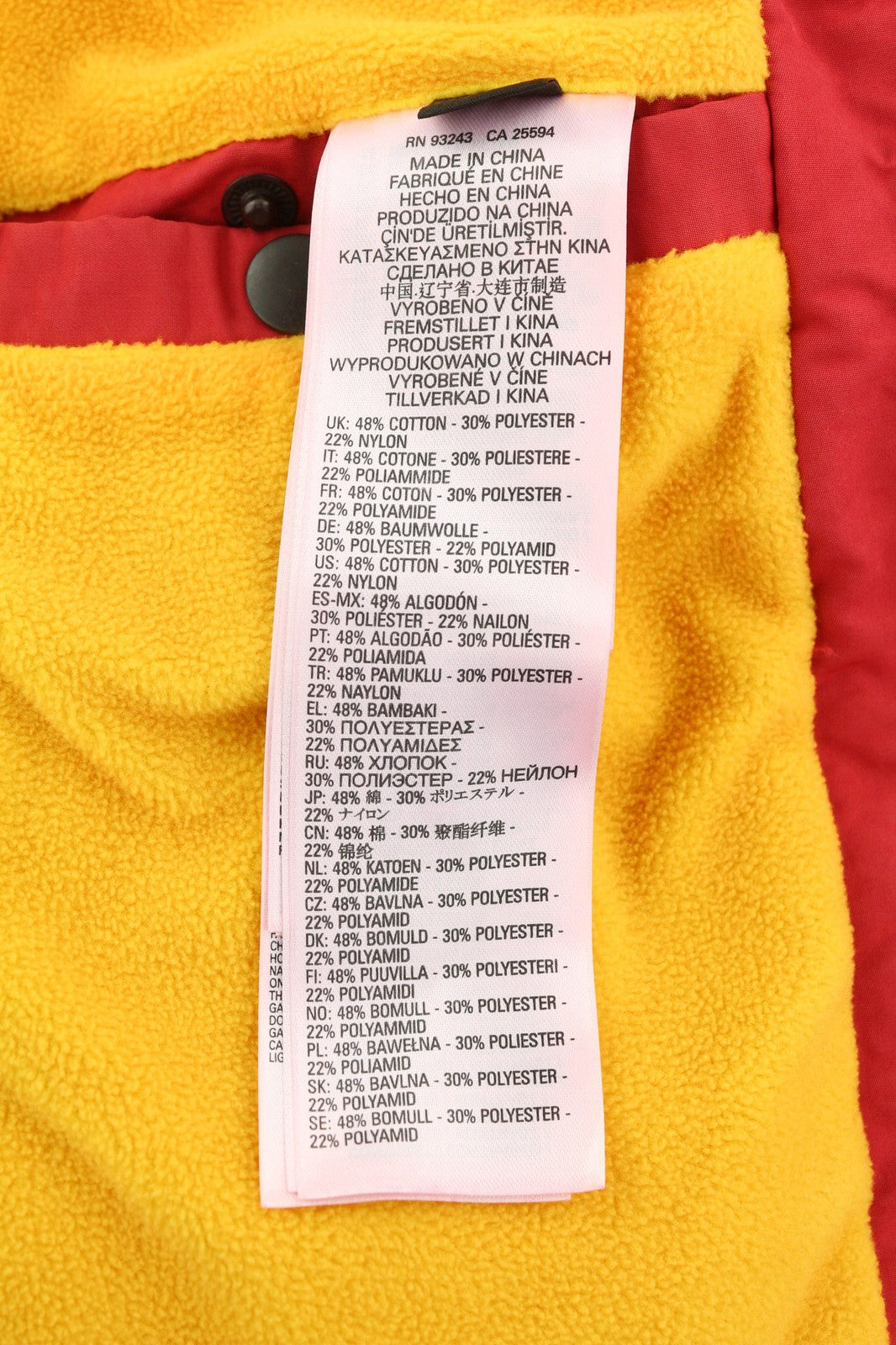 DIESEL W-Trodd Mens Jacket XL Oversized Fleece Lined Hooded Coated Zip RRP€395