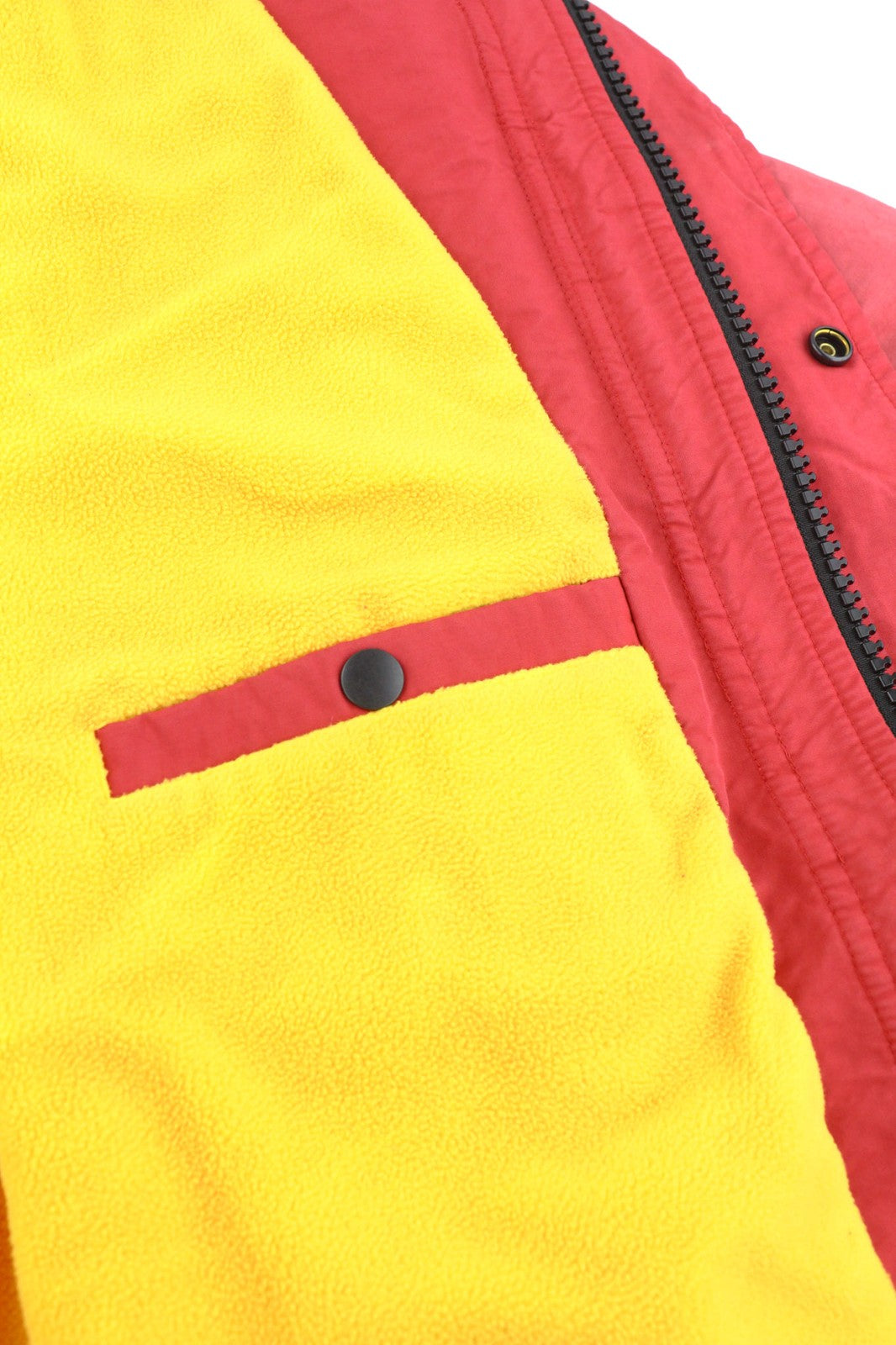 DIESEL W-Trodd Mens Jacket 2XL Oversized Fleece Lined Hooded Coated Red RRP€395