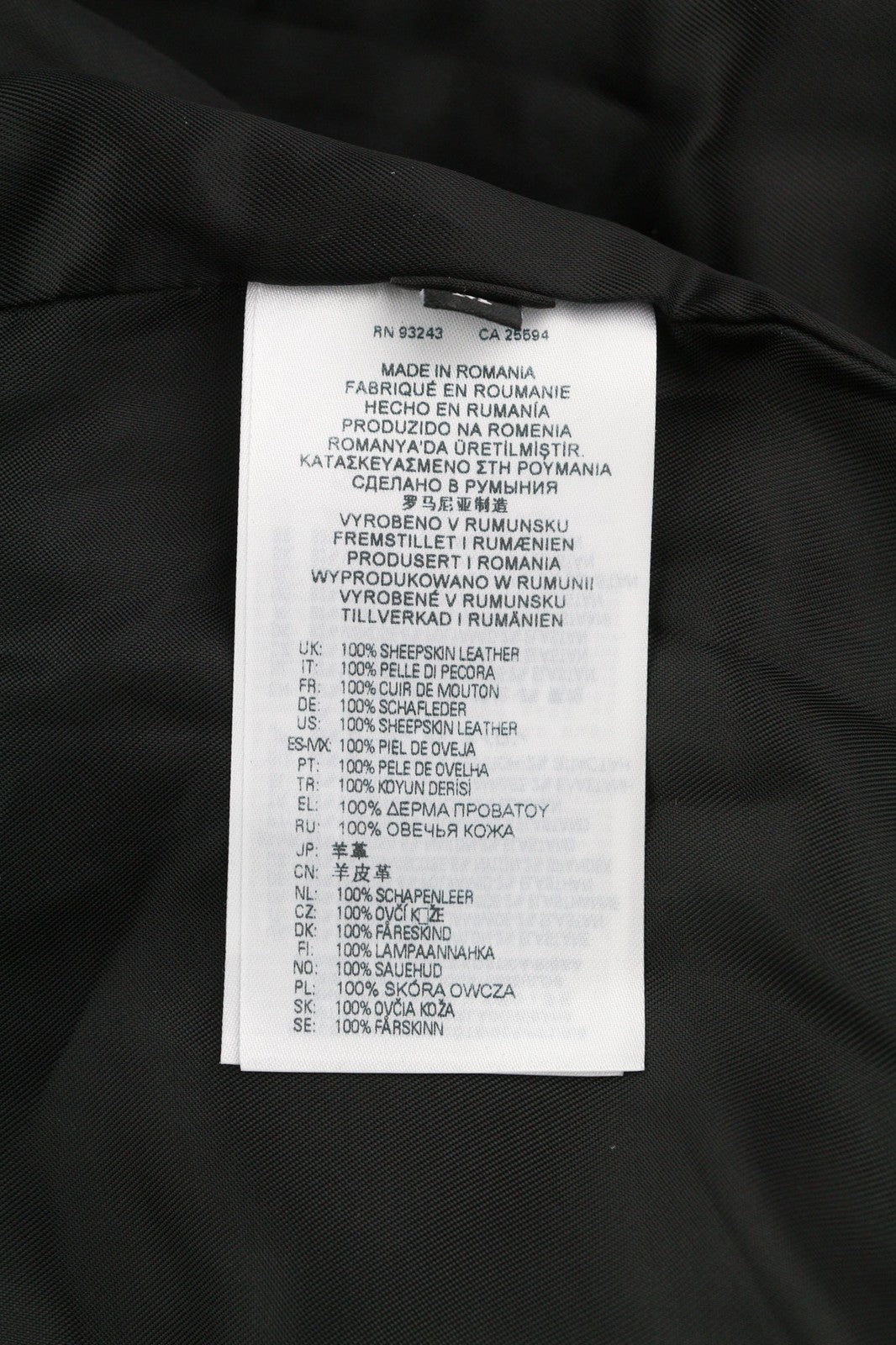 DIESEL L-Elia Womens Jacket M Bomber Sheepskin Leather Full Zip Grey RRP€795