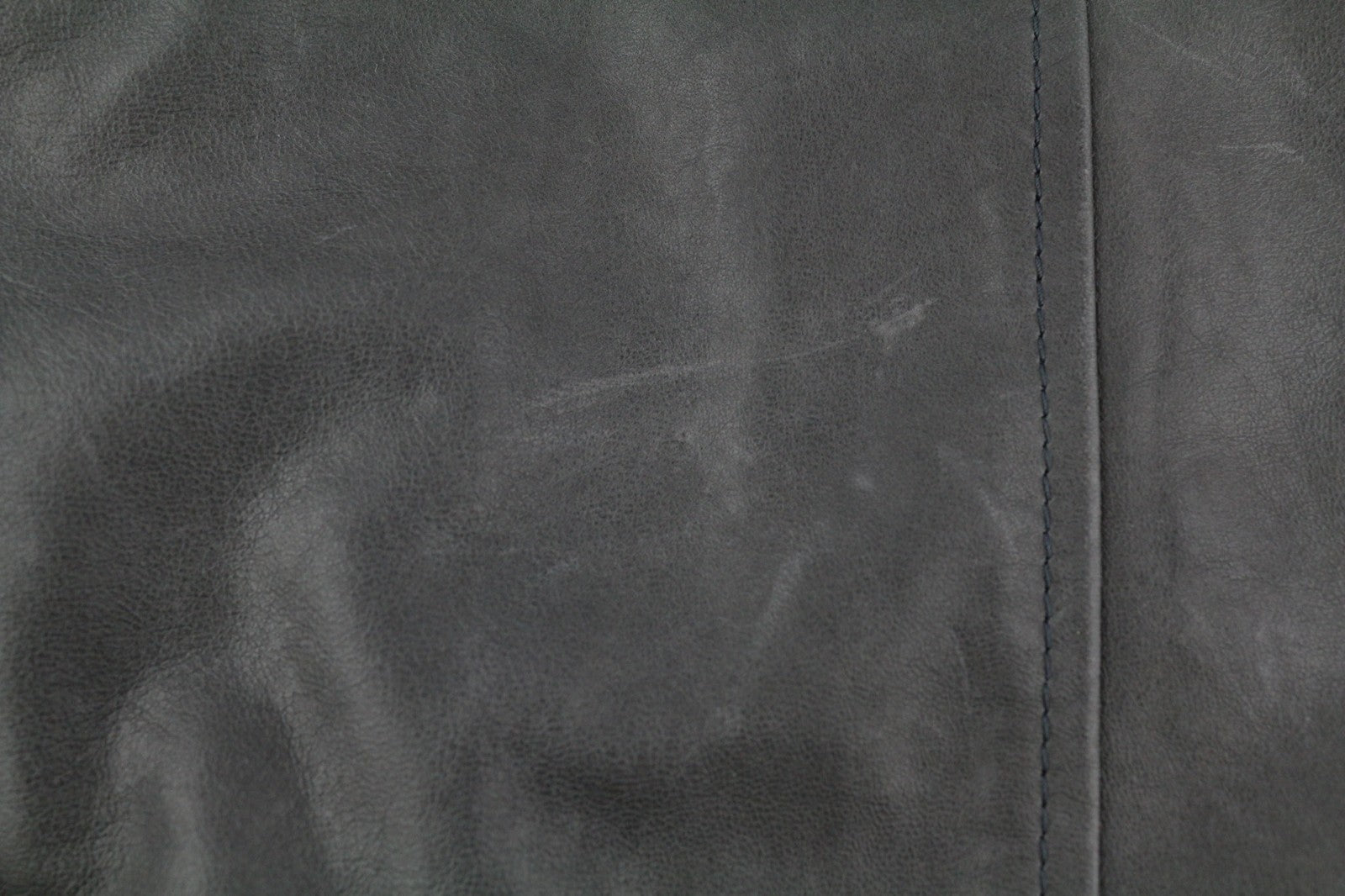 DIESEL L-Elia Womens Jacket M Bomber Sheepskin Leather Full Zip Grey RRP€795