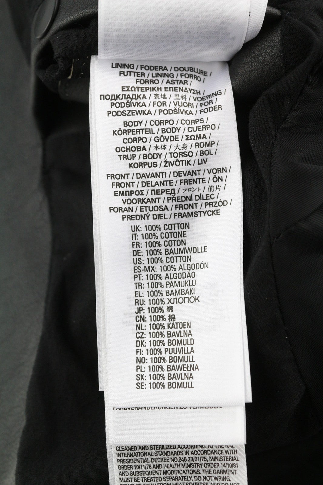 DIESEL L-Team Mens Jacket M Biker Cowhide Leather Padded Shoulder Aged RRP€795