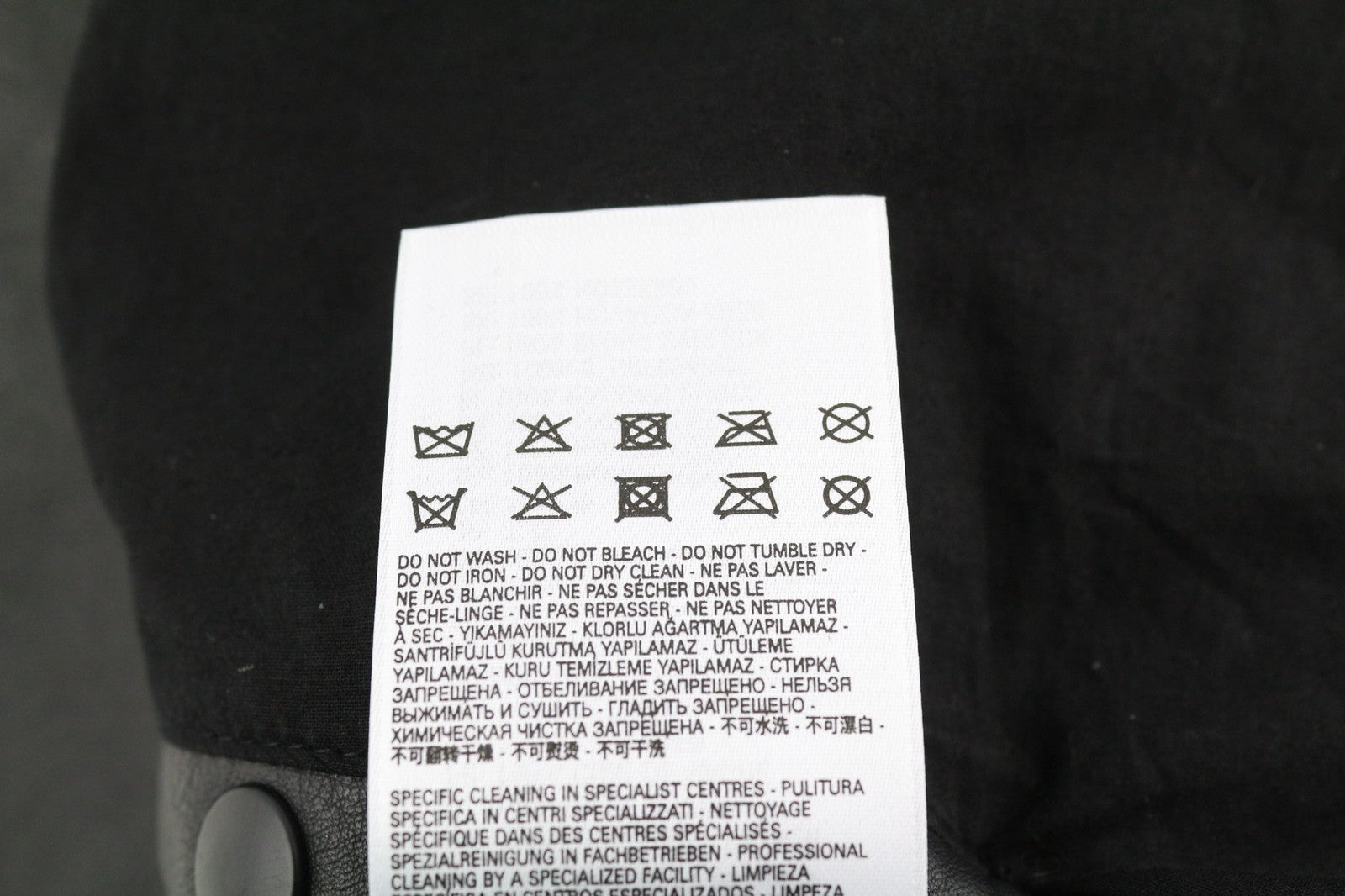 DIESEL L-Team Mens Jacket M Biker Cowhide Leather Padded Shoulder Aged RRP€795