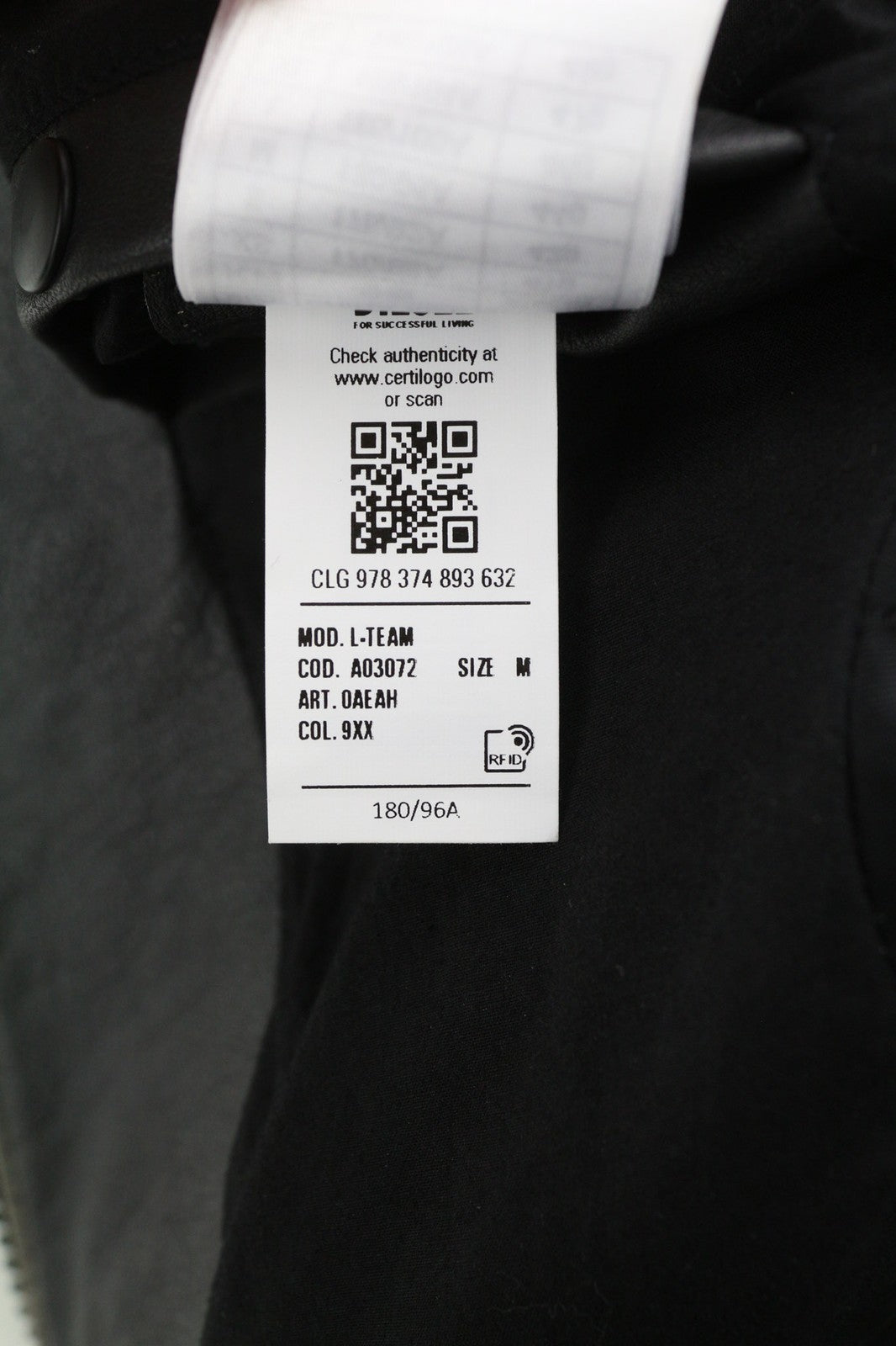 DIESEL L-Team Mens Jacket M Biker Cowhide Leather Padded Shoulder Aged RRP€795