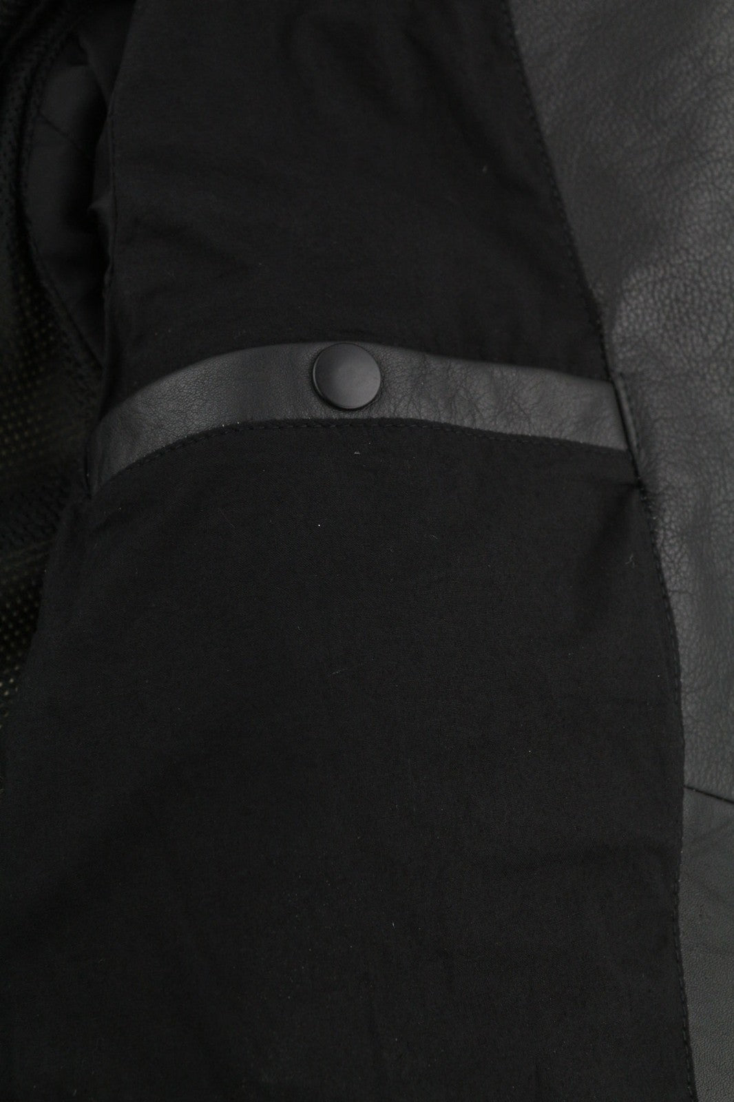 DIESEL L-Team Mens Jacket M Biker Cowhide Leather Padded Shoulder Aged RRP€795