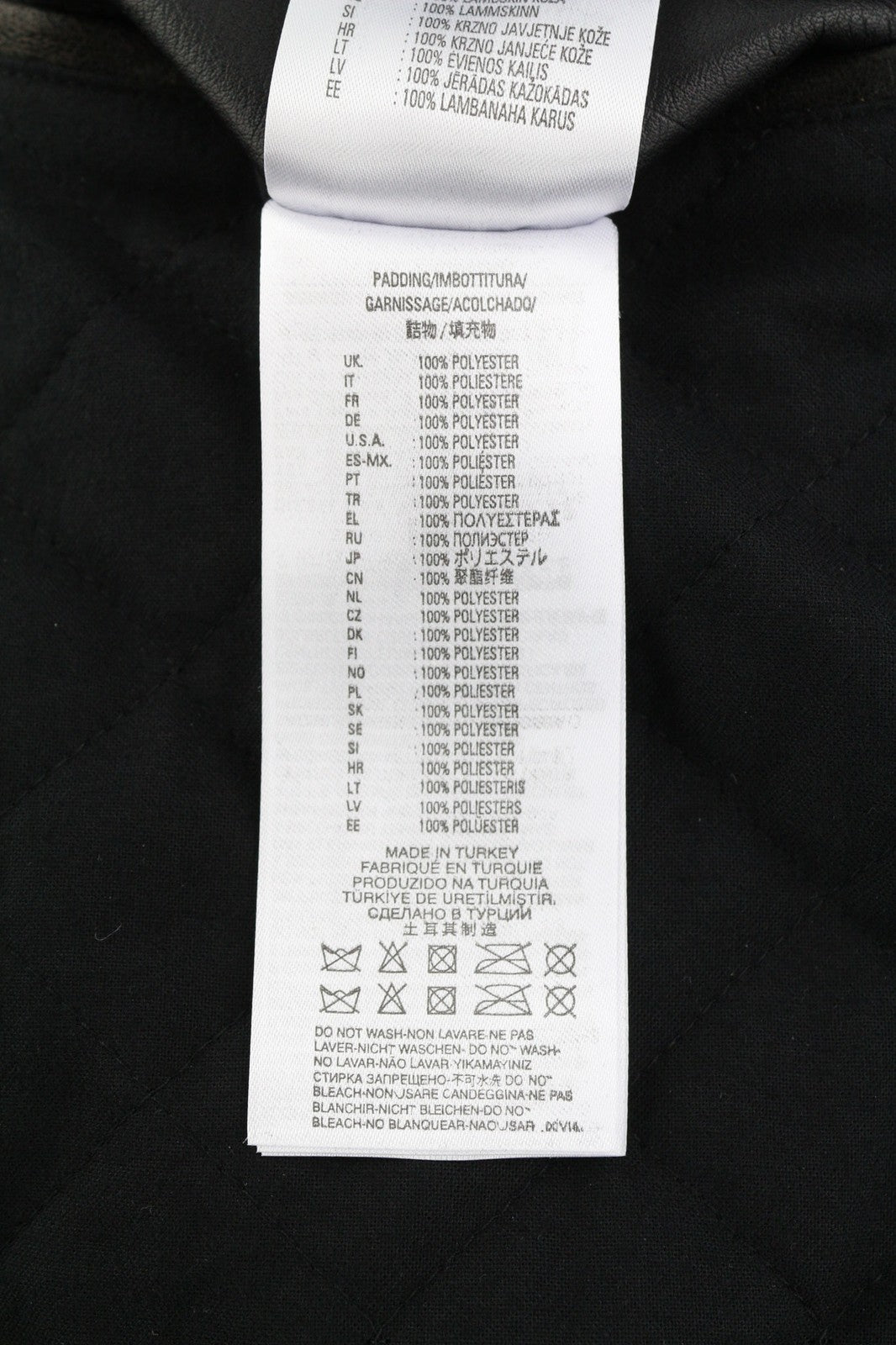 DIESEL L-Gilbert-Fur Mens Jacket L Cowhide Leather Lambskin Fur Collar RRP€1095