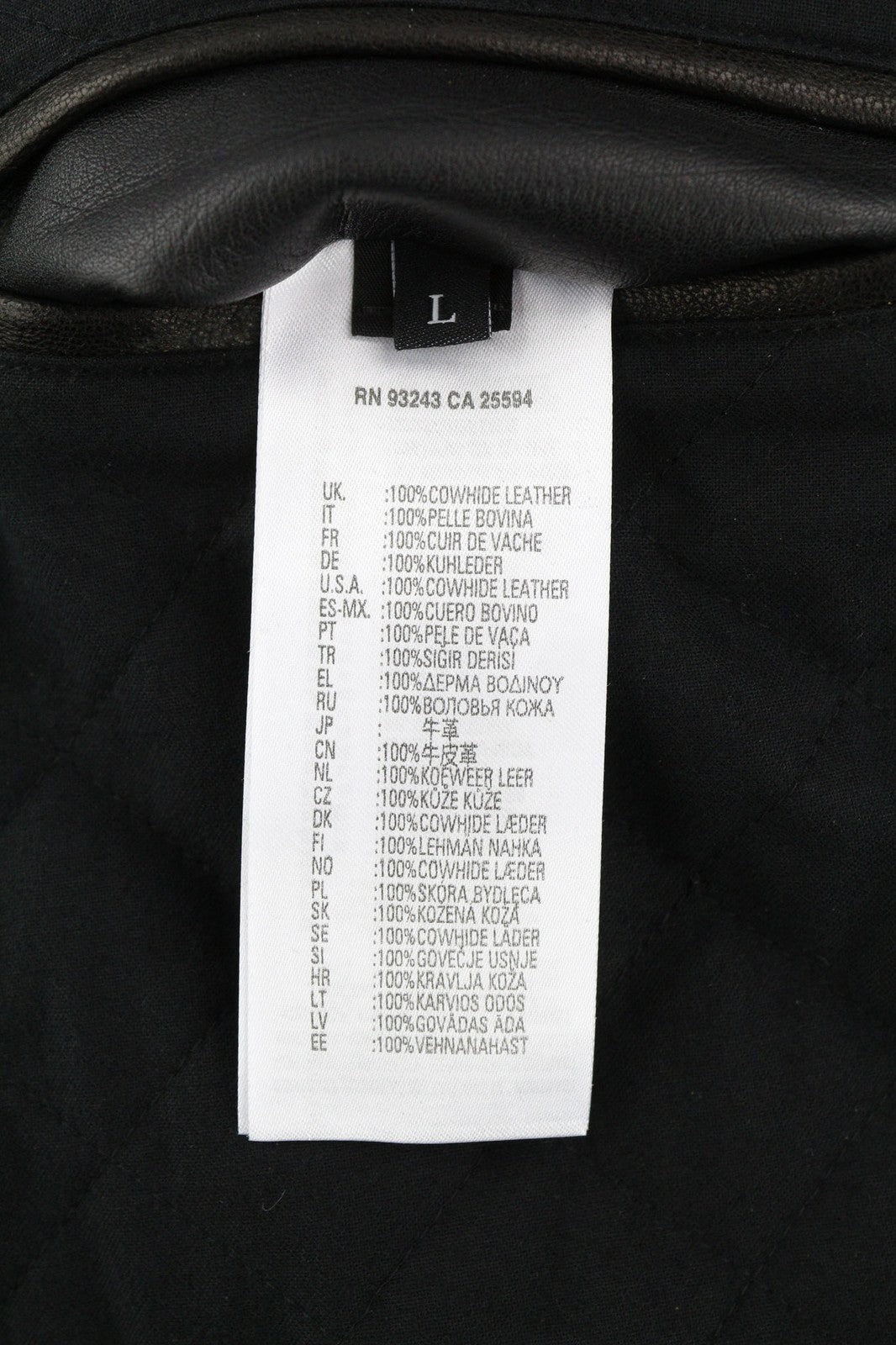 DIESEL L-Gilbert-Fur Mens Jacket L Cowhide Leather Lambskin Fur Collar RRP€1095