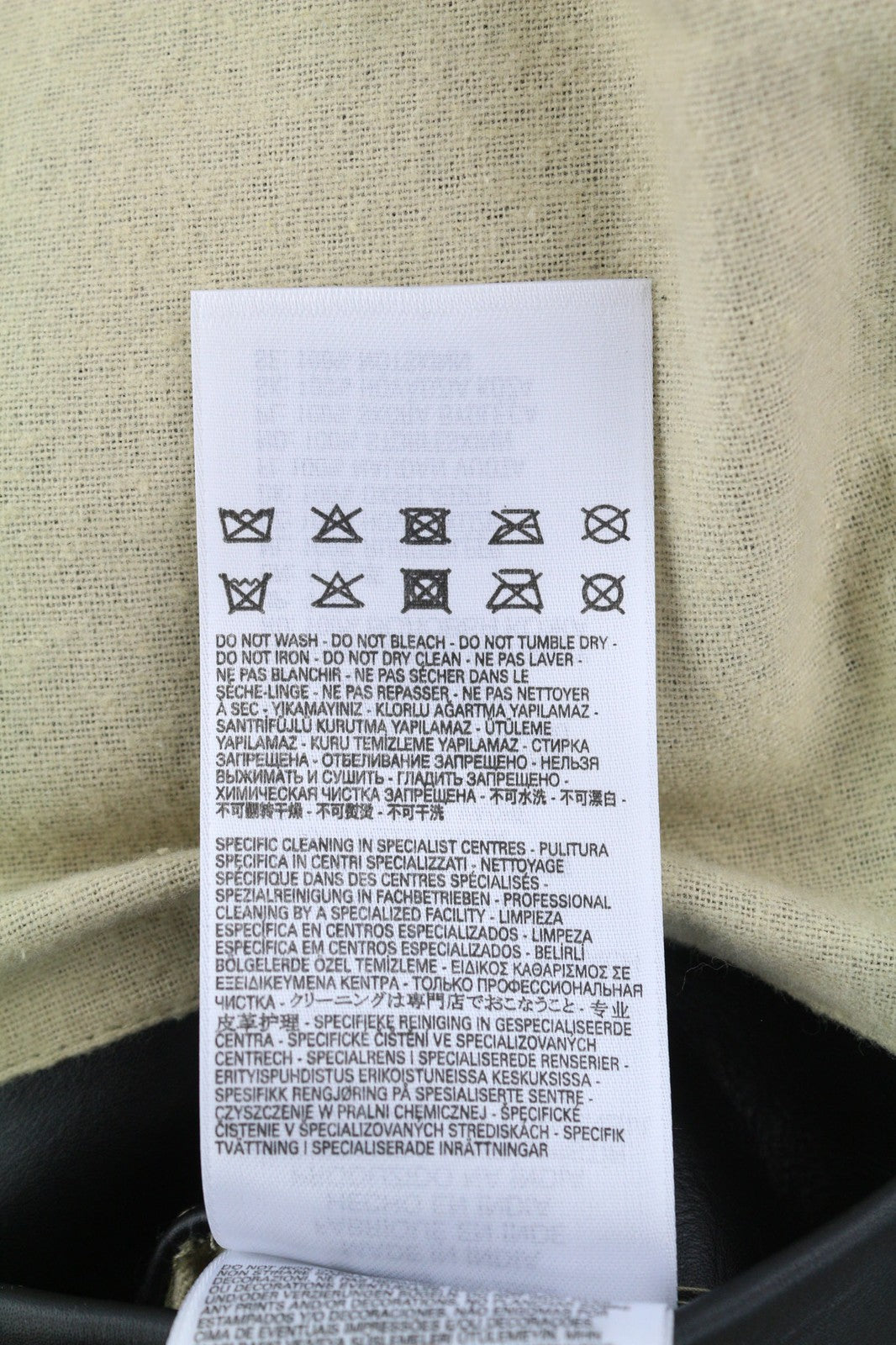 DIESEL L-Cale Mens Jacket L Black Cowhide Leather  Neck Lined RRP€650