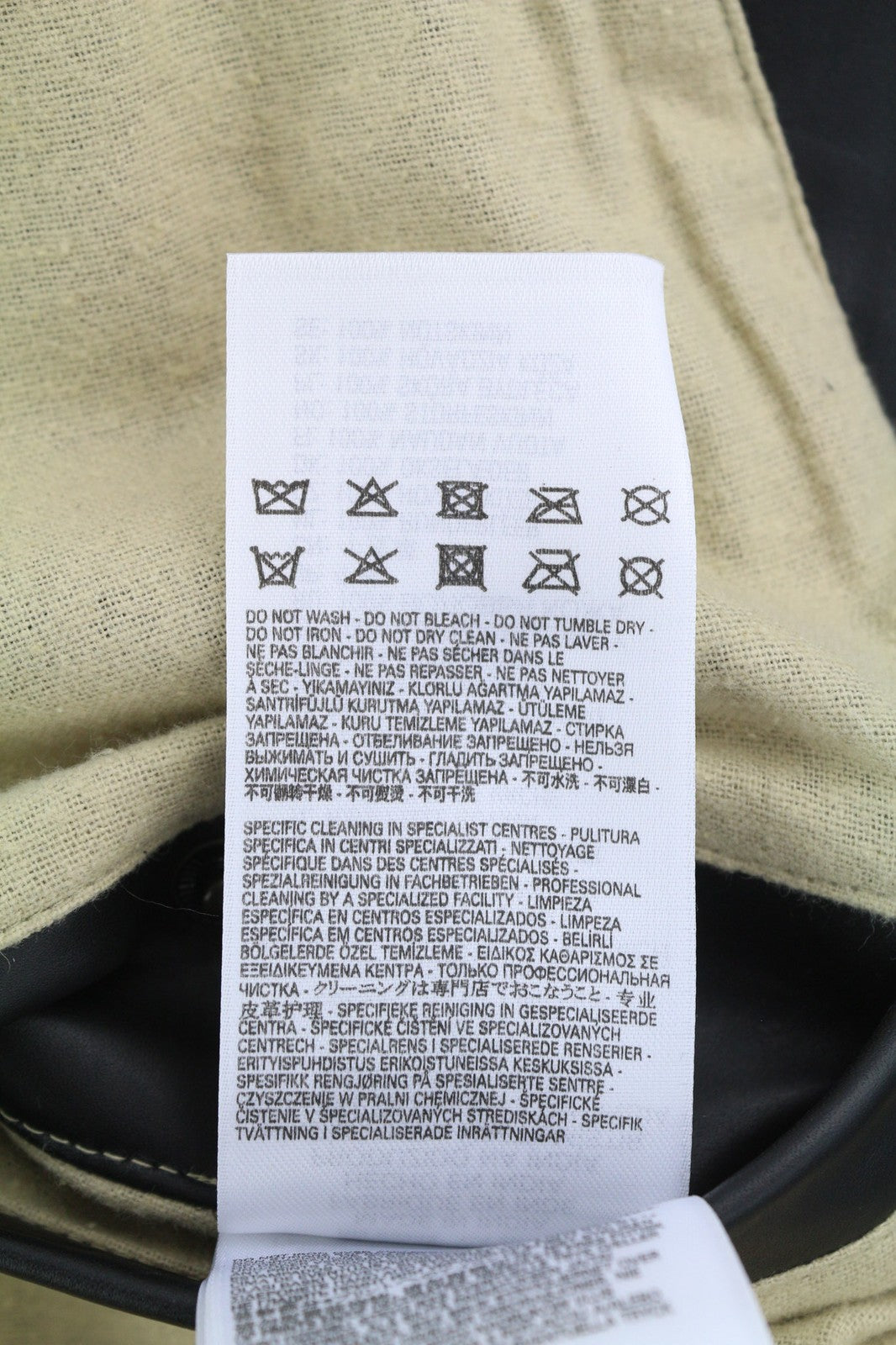 DIESEL L-Cale Mens Jacket L Black Cowhide Leather  Collar Lined  RRP€650