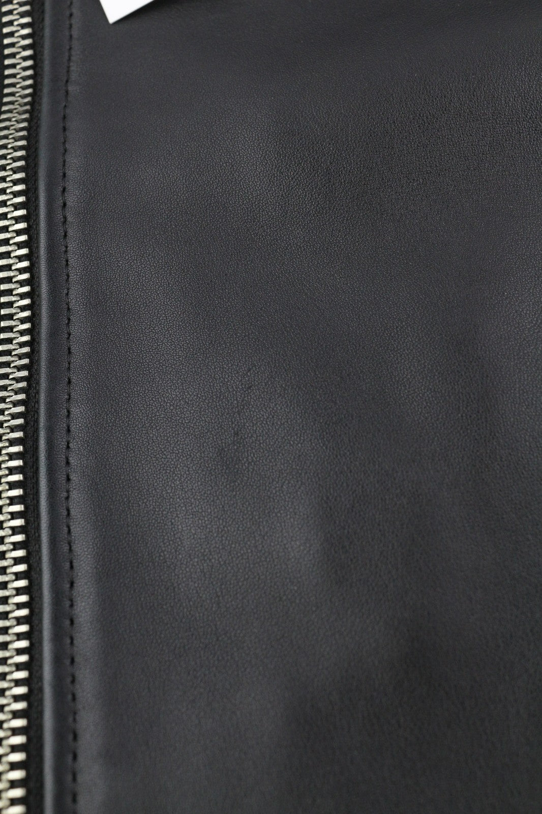 DIESEL L-Case-Ka Mens Jacket M Black Sheepskin Leather Band Collar RRP€450