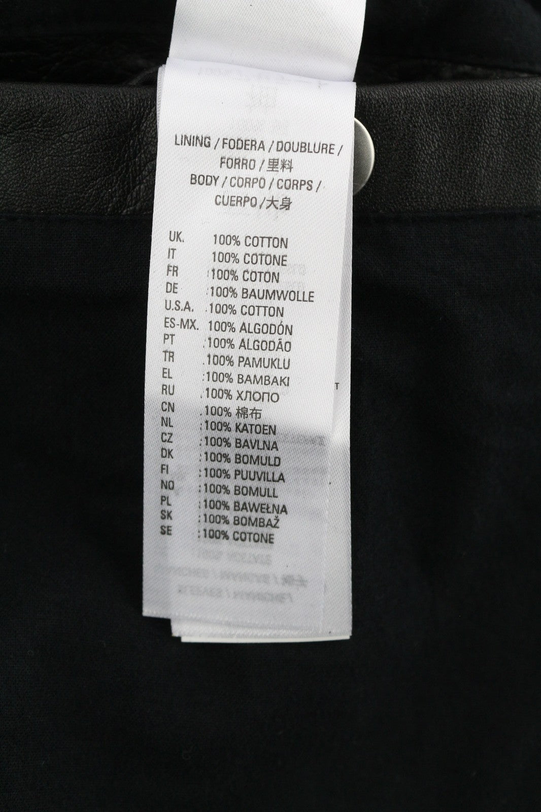 DIESEL L-Riley Mens Jacket XL Black Cowhide Leather Aged Look Button RRP€895