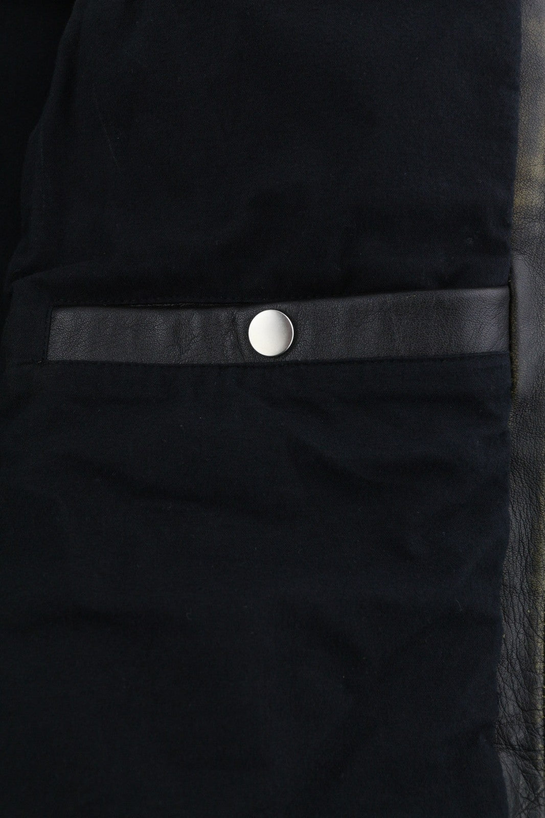 DIESEL L-Riley Mens Jacket XL Black Cowhide Leather Aged Look Button RRP€895